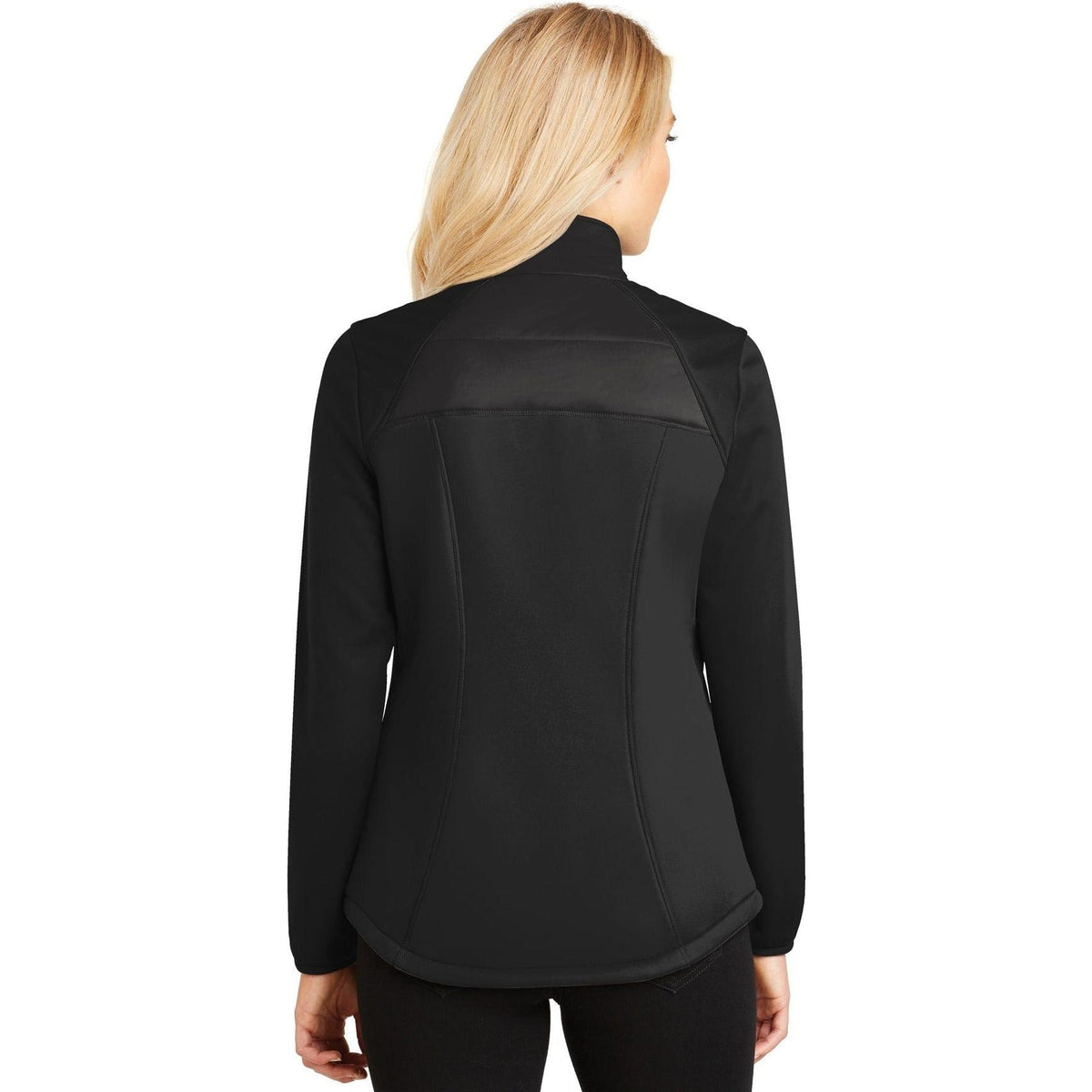 no-logo Port Authority Women's Hybrid Soft Shell Jacket-Regular-Port Authority-Thread Logic
