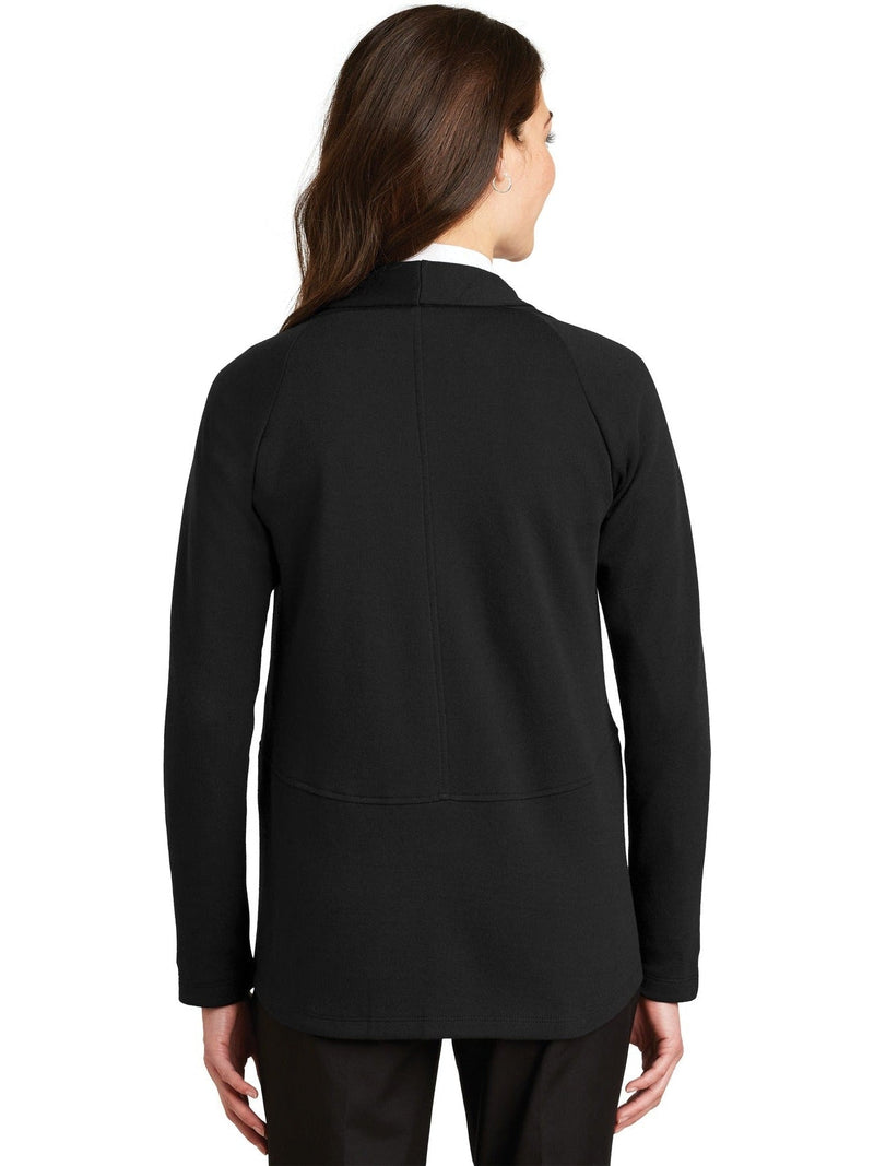 no-logo Port Authority Ladies Interlock Cardigan-Regular-Port Authority-Thread Logic