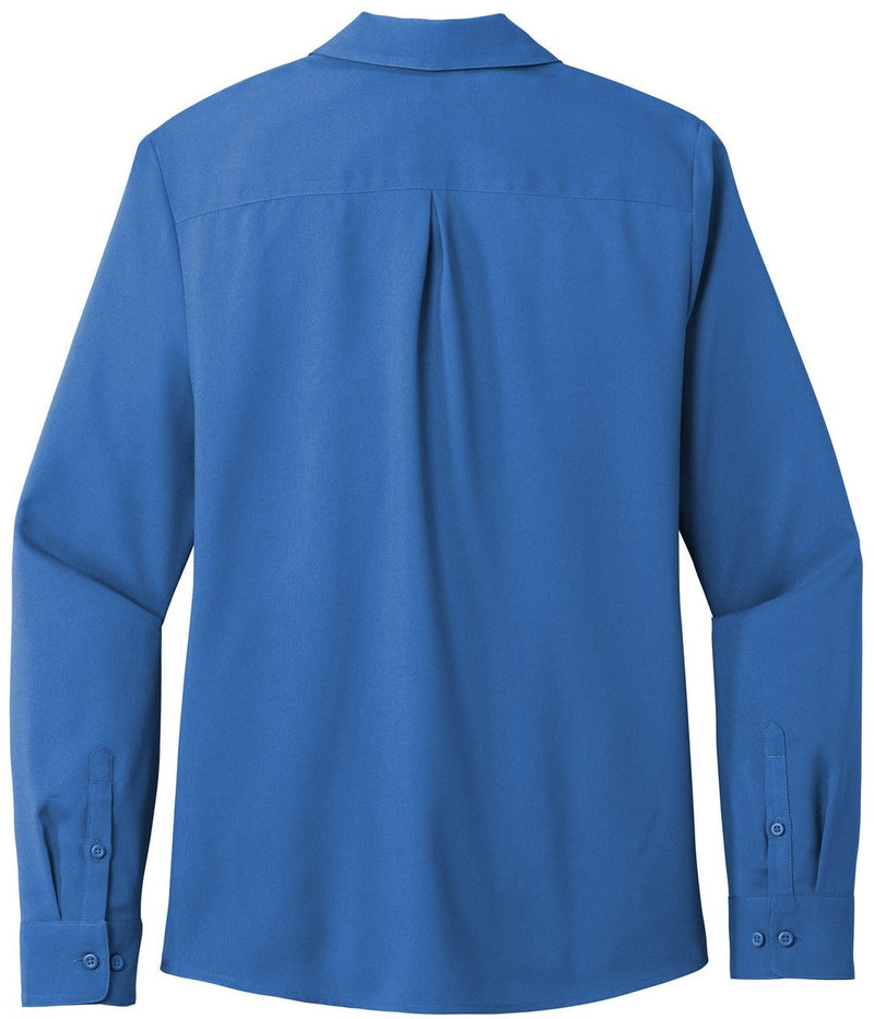 no-logo Port Authority Ladies Long Sleeve Performance Staff Shirt-Regular-Port Authority-Thread Logic