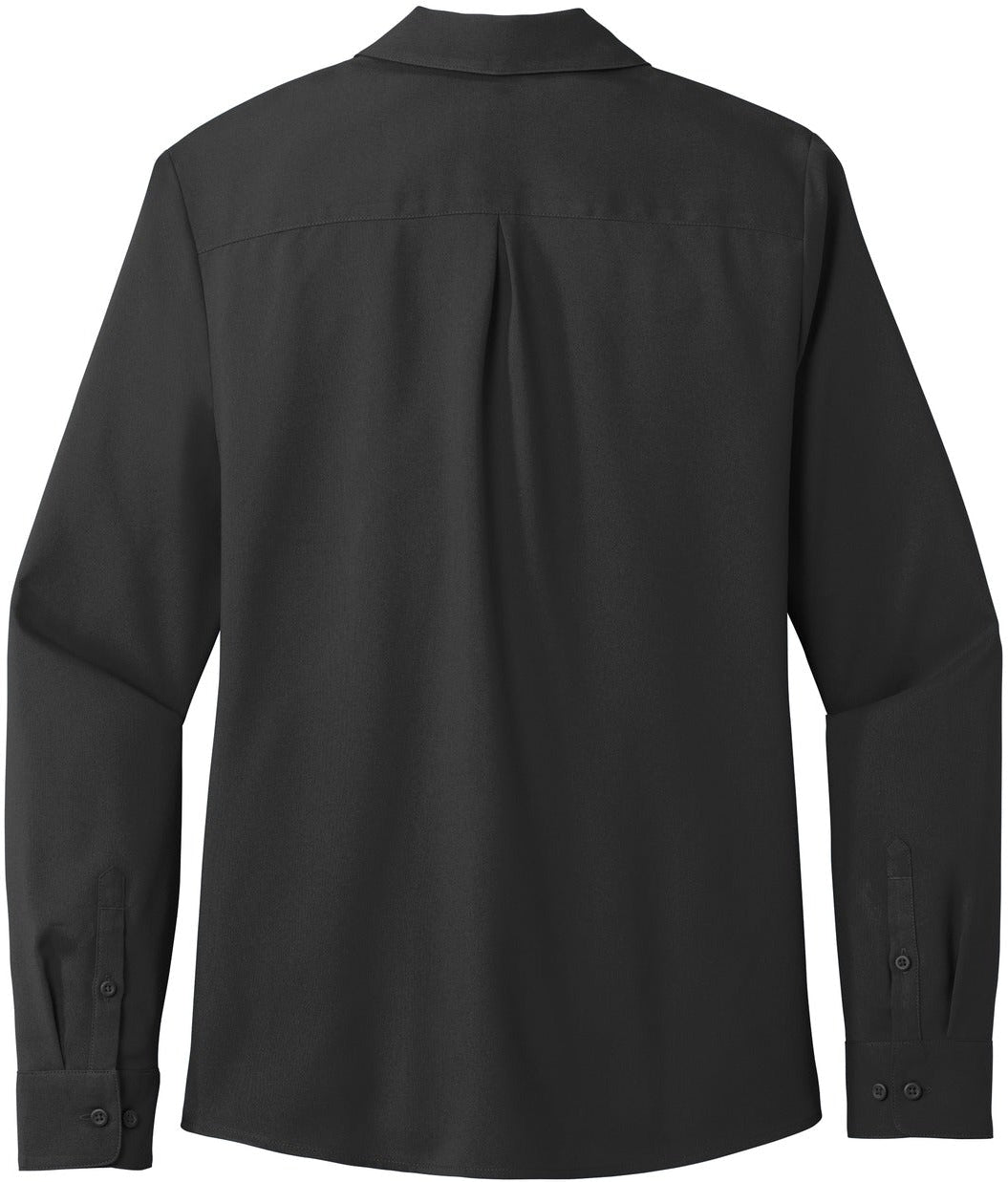 no-logo Port Authority Ladies Long Sleeve Performance Staff Shirt-Regular-Port Authority-Thread Logic