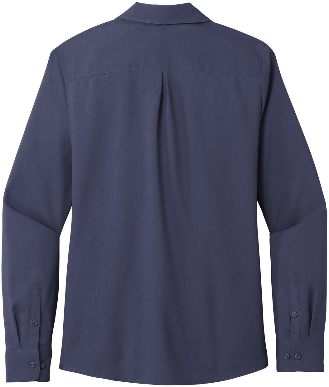no-logo Port Authority Ladies Long Sleeve Performance Staff Shirt-Regular-Port Authority-Thread Logic
