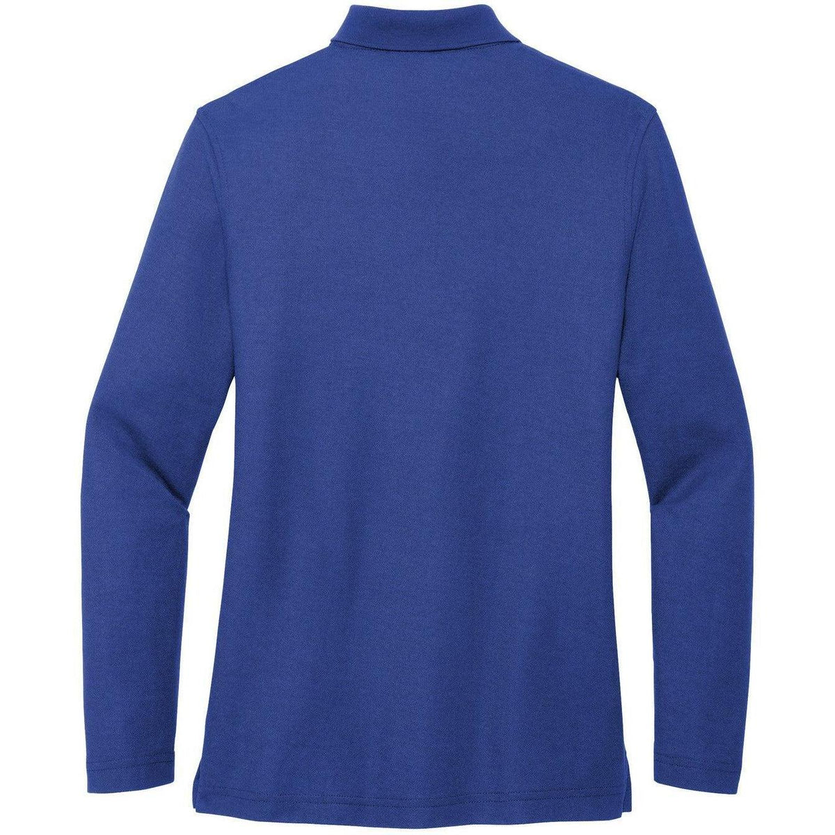 no-logo Port Authority Women's Long Sleeve Silk Touch Polo Shirt-Polos-Port Authority-Thread Logic