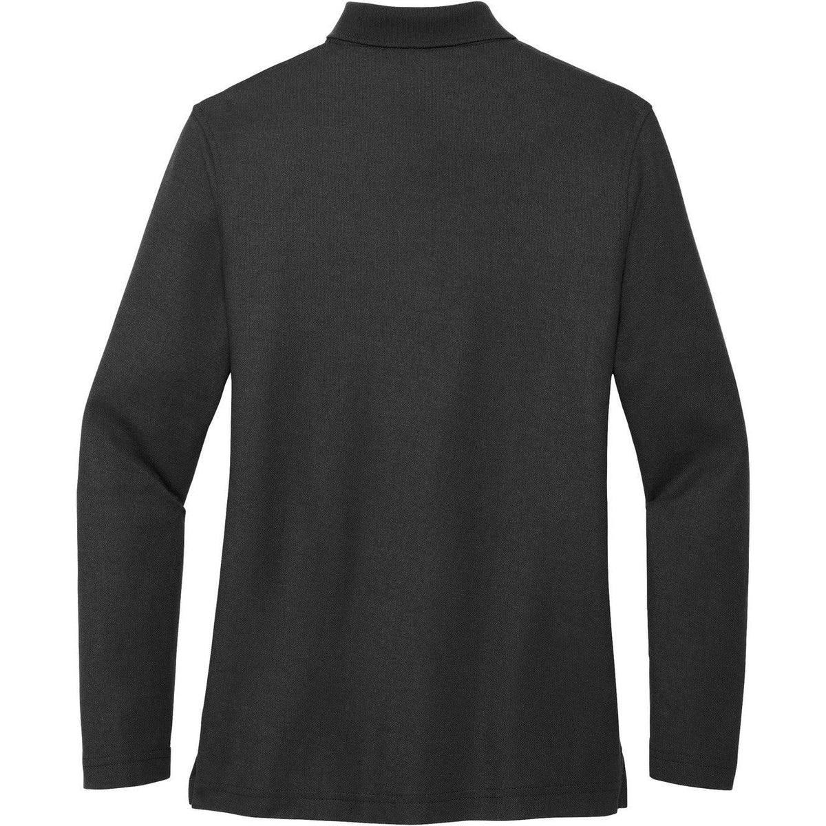 no-logo Port Authority Women's Long Sleeve Silk Touch Polo Shirt-Polos-Port Authority-Thread Logic