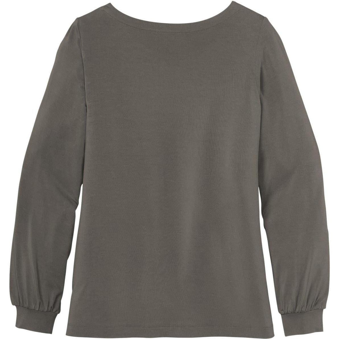 no-logo Port Authority Ladies Luxe Knit Jewel Neck Top-Regular-Port Authority-Thread Logic
