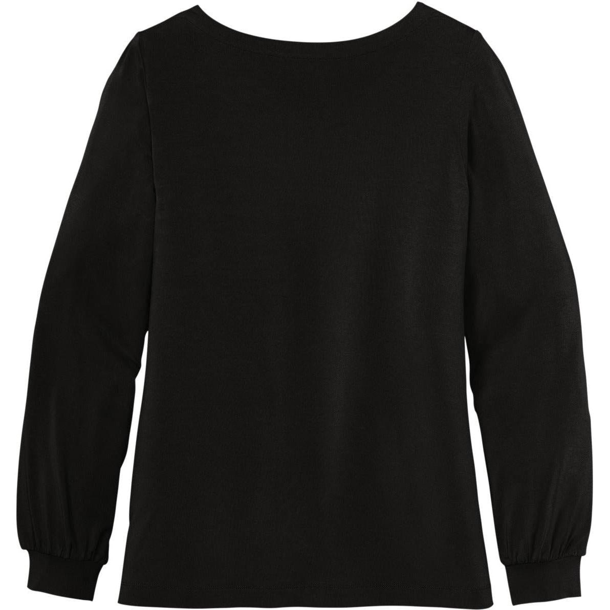 no-logo Port Authority Ladies Luxe Knit Jewel Neck Top-Regular-Port Authority-Thread Logic