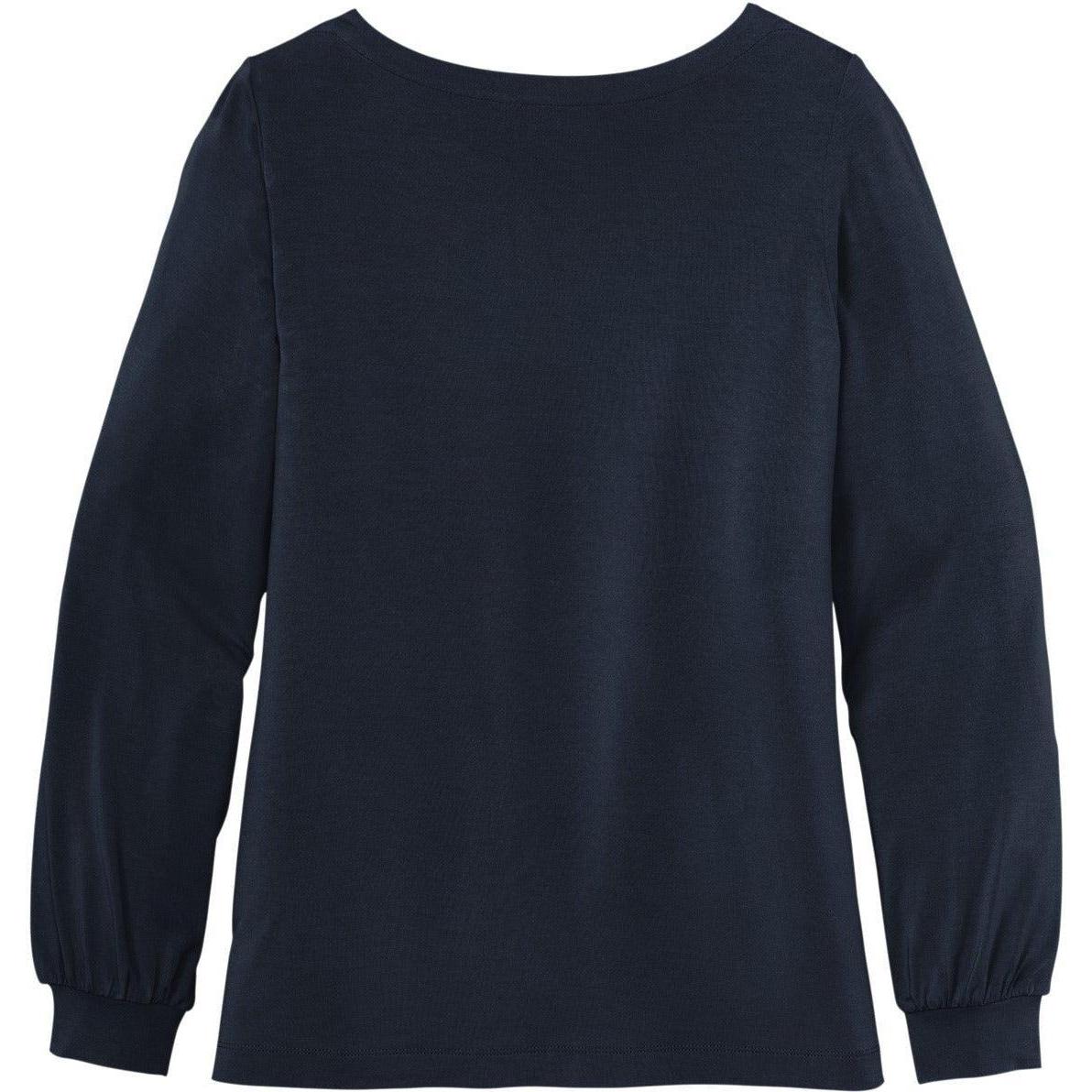 no-logo Port Authority Ladies Luxe Knit Jewel Neck Top-Regular-Port Authority-Thread Logic