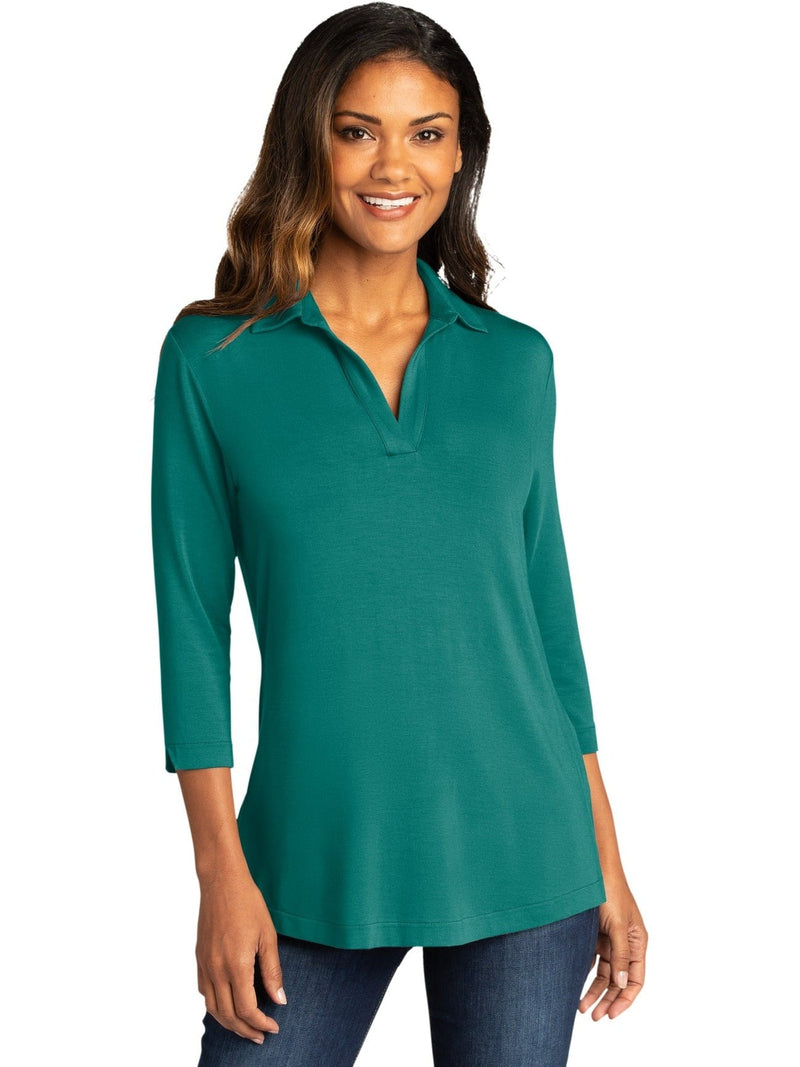 no-logo Port Authority Ladies Luxe Knit Tunic-Regular-Port Authority-Thread Logic