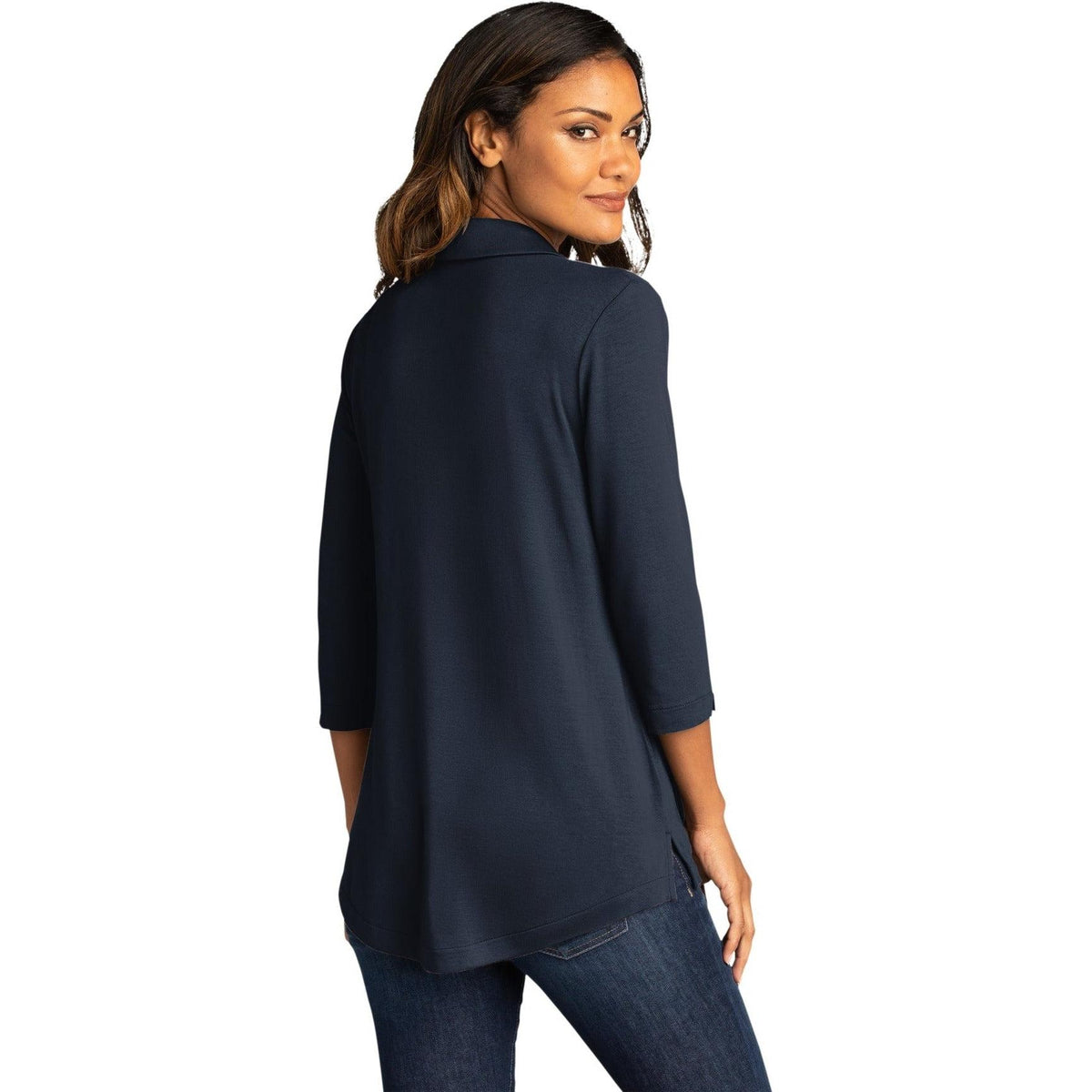 no-logo Port Authority Ladies Luxe Knit Tunic-Regular-Port Authority-Thread Logic