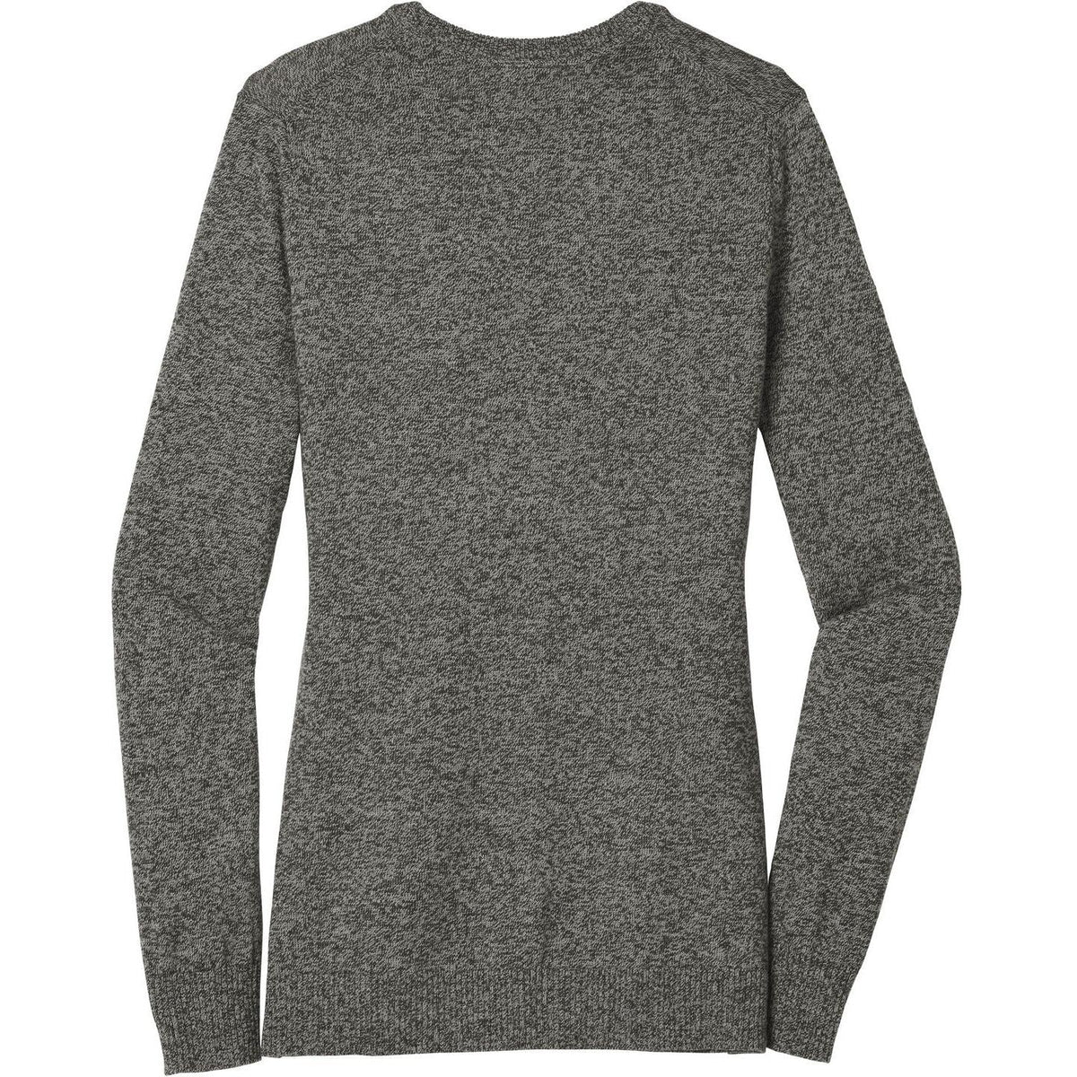 no-logo Port Authority Women's Marled Cardigan Sweater-Sweaters-Port Authority-Thread Logic