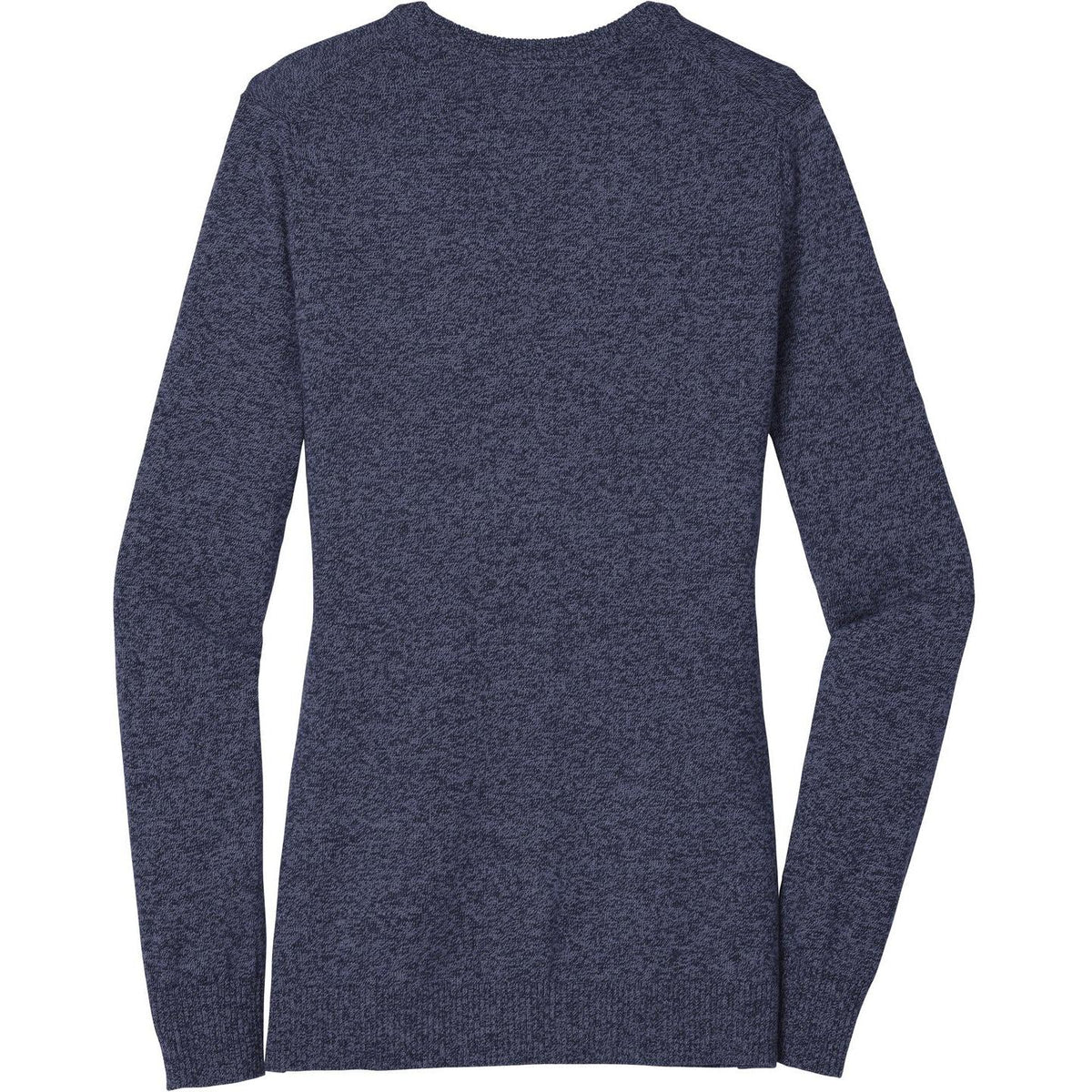 no-logo Port Authority Women's Marled Cardigan Sweater-Sweaters-Port Authority-Thread Logic