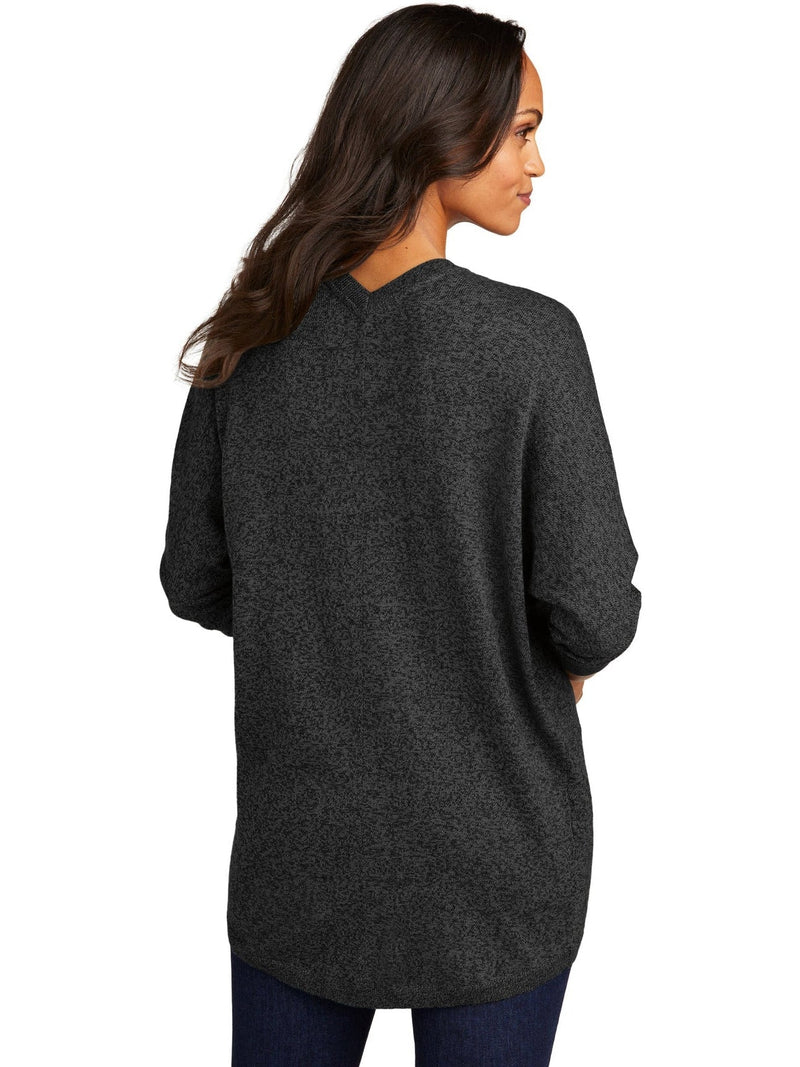 no-logo Port Authority Ladies Marled Cocoon Sweater-Regular-Port Authority-Thread Logic
