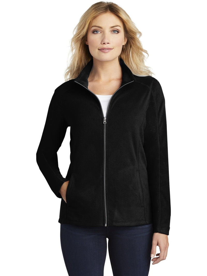no-logo Port Authority Ladies Microfleece Jacket-Regular-Port Authority-Thread Logic