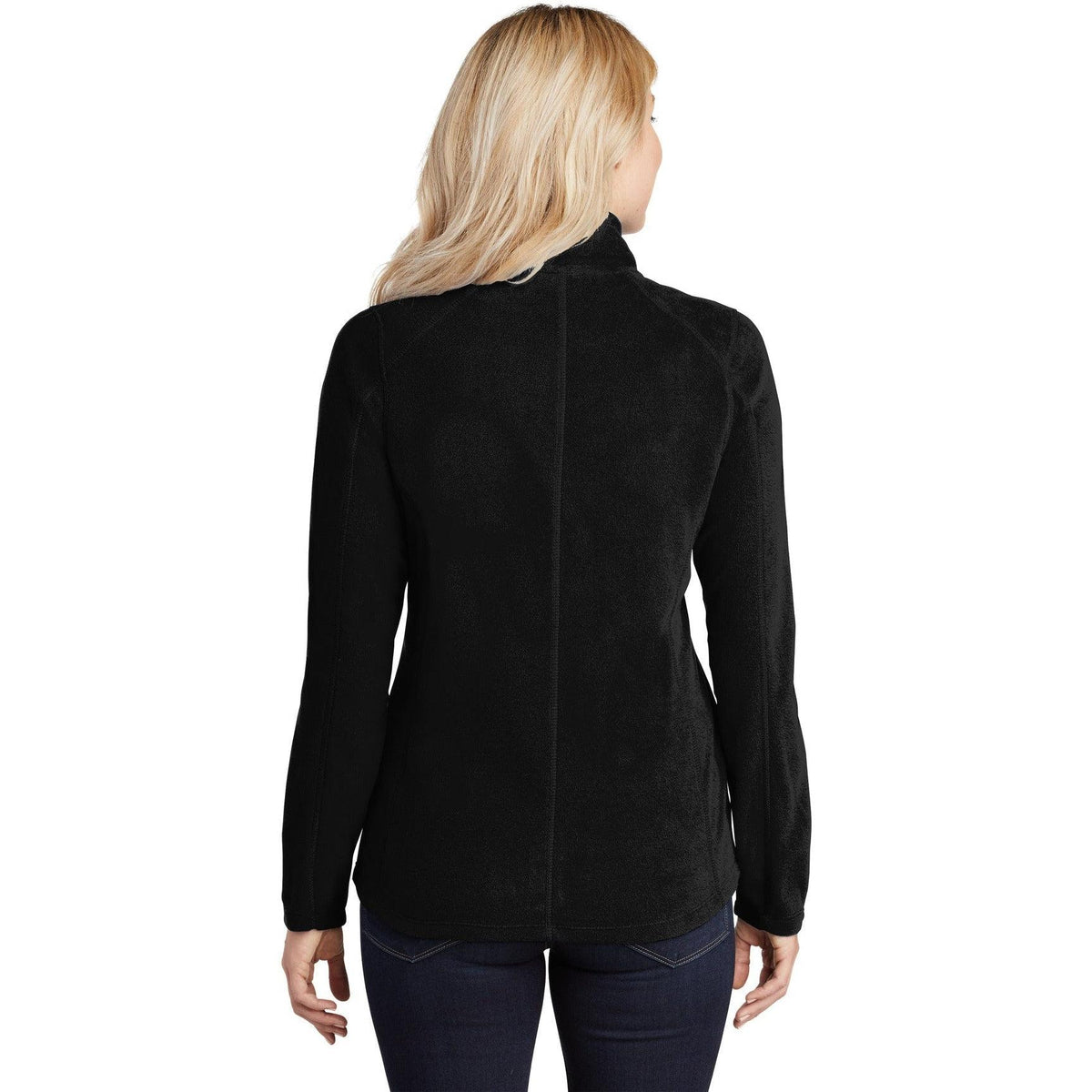 no-logo Port Authority Women's Microfleece Jacket-Regular-Port Authority-Thread Logic