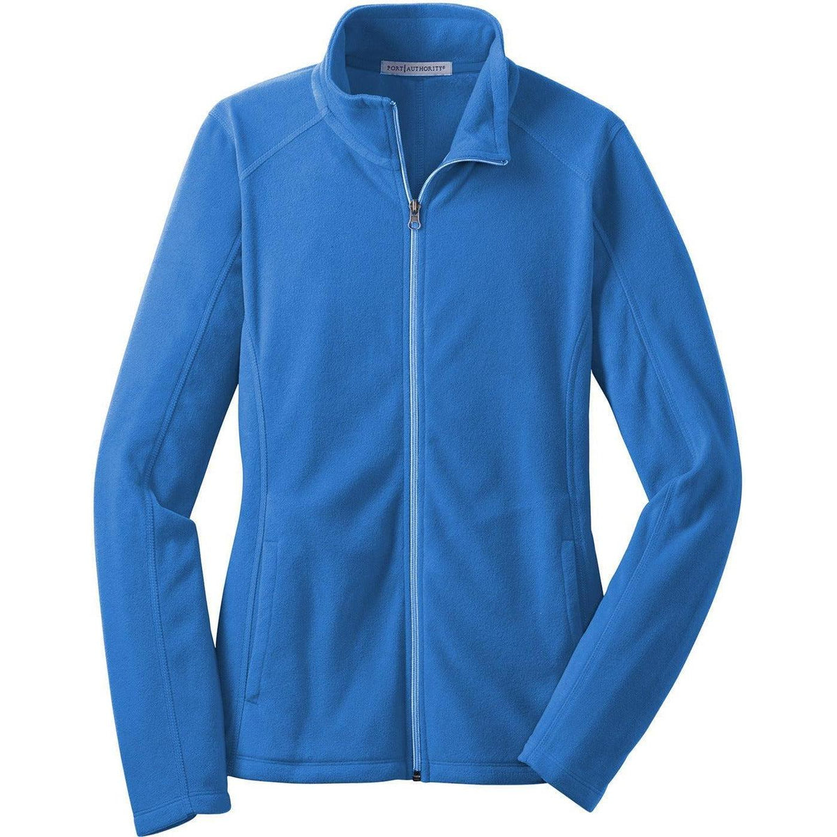 no-logo Port Authority Women's Microfleece Jacket-Regular-Port Authority-Light Royal-XS-Thread Logic