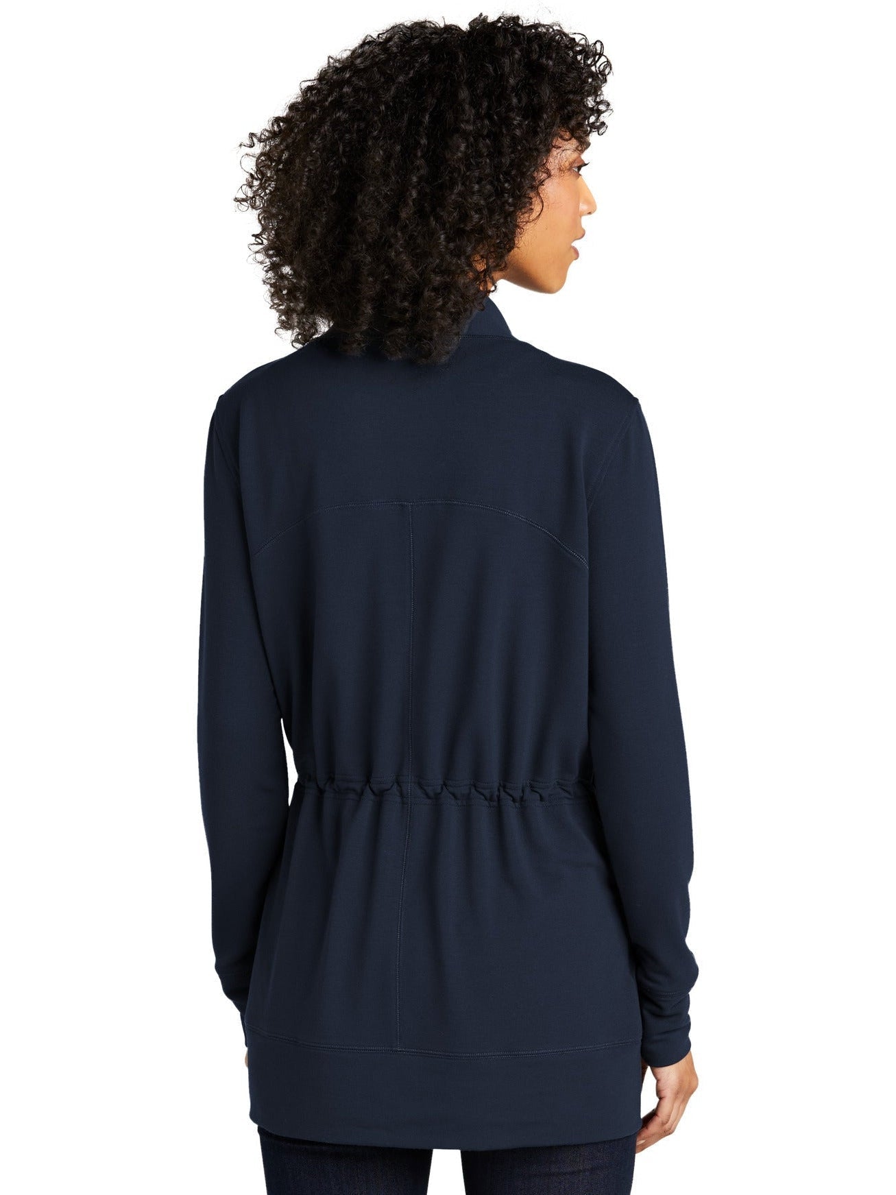 Port Authority Ladies Microterry Cardigan LK825 | Thread Logic