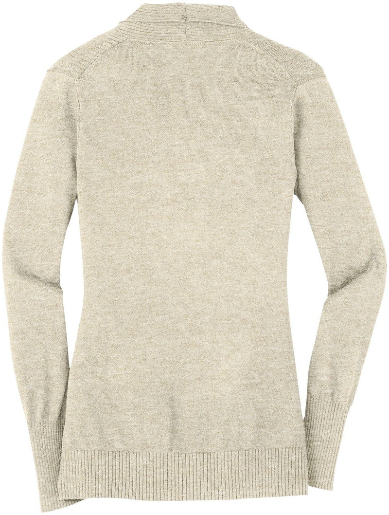 no-logo Port Authority Ladies Open Front Cardigan Sweater-Regular-Port Authority-Thread Logic