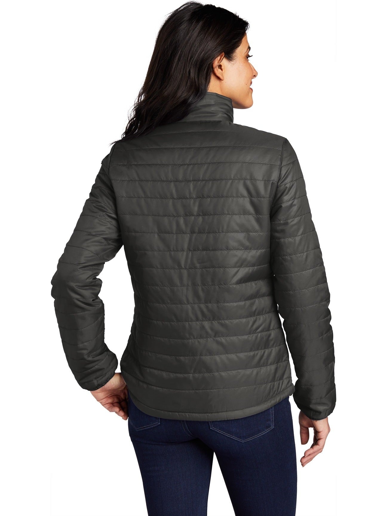 no-logo Port Authority Ladies Packable Puffy Jacket-Regular-Port Authority-Thread Logic