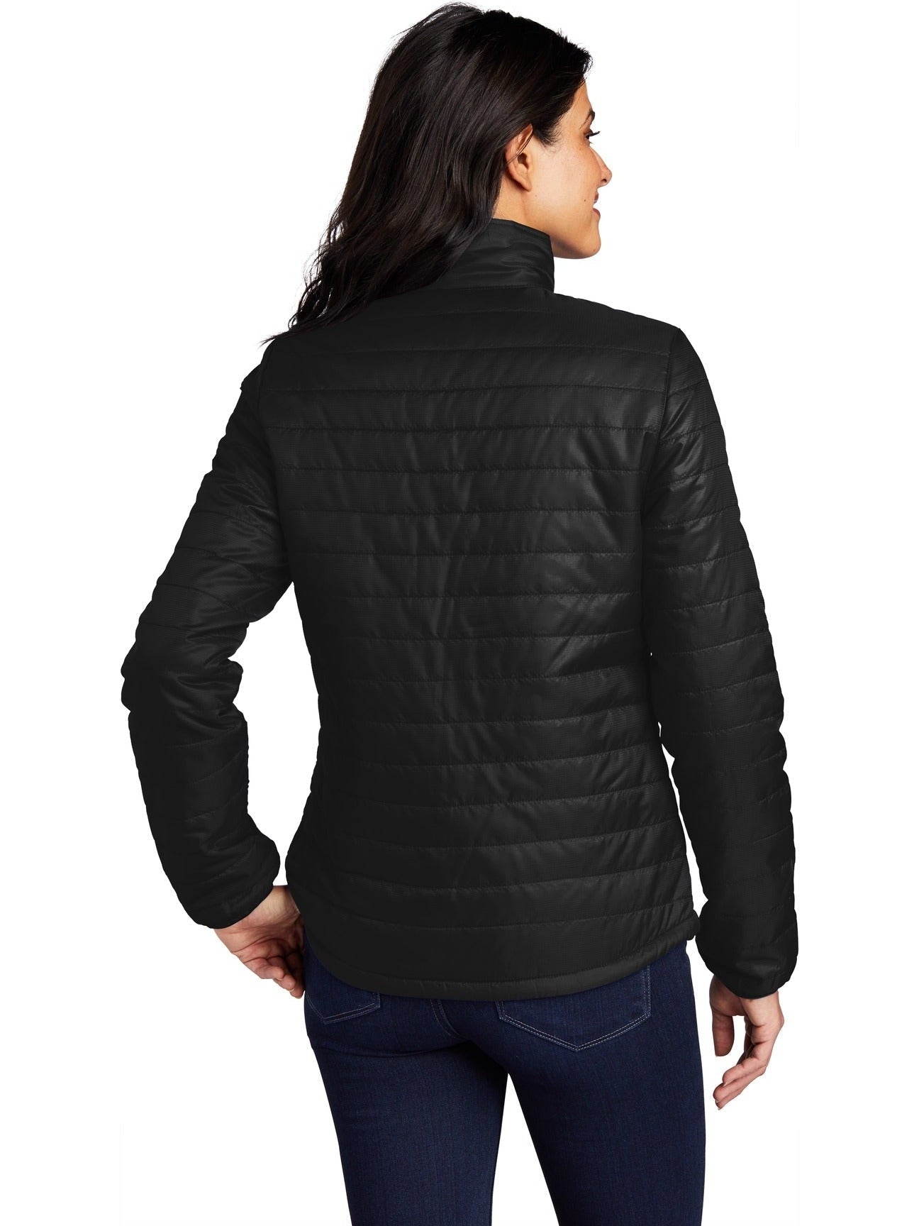 no-logo Port Authority Ladies Packable Puffy Jacket-Regular-Port Authority-Thread Logic