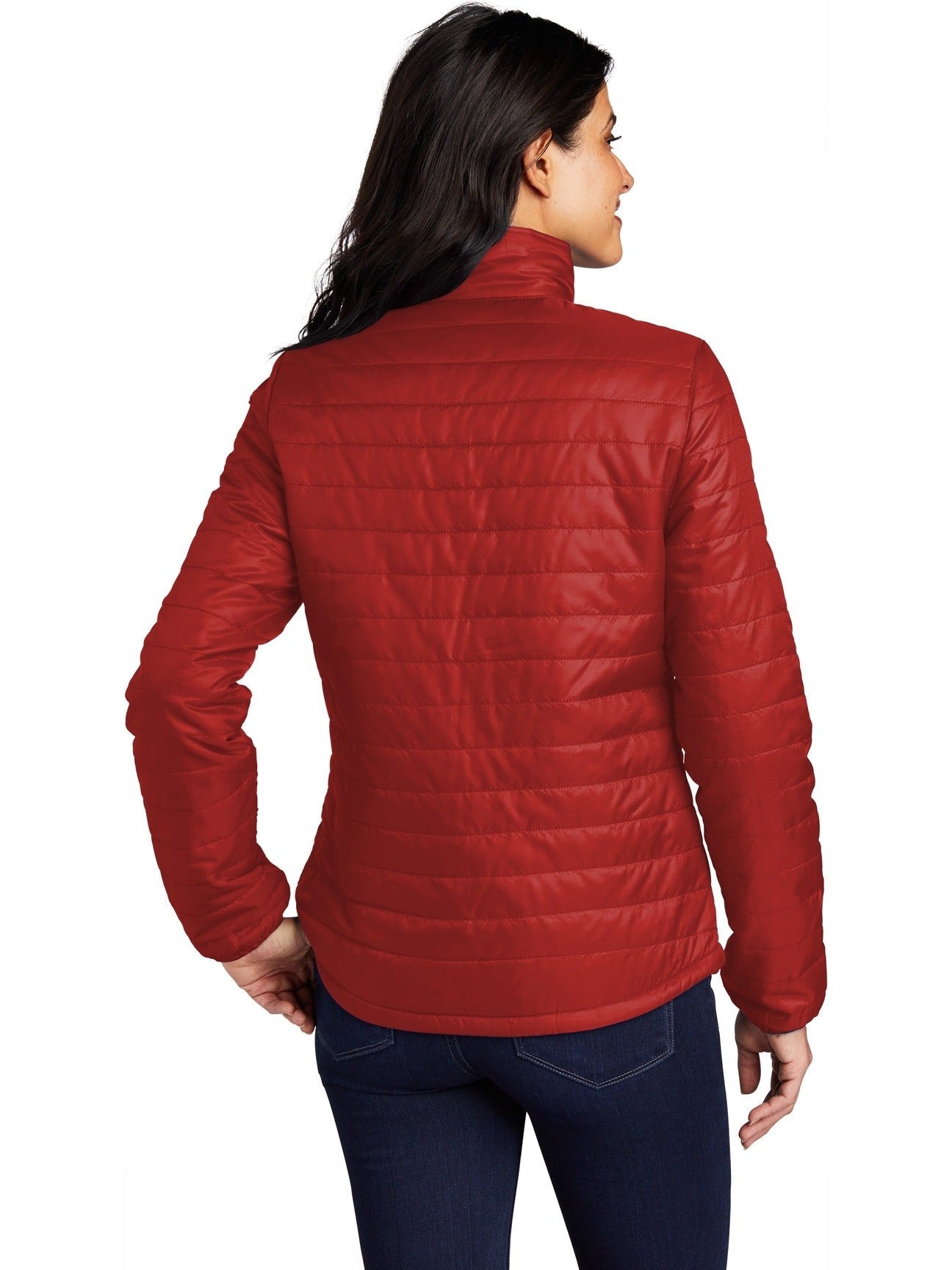 no-logo Port Authority Ladies Packable Puffy Jacket-Regular-Port Authority-Thread Logic