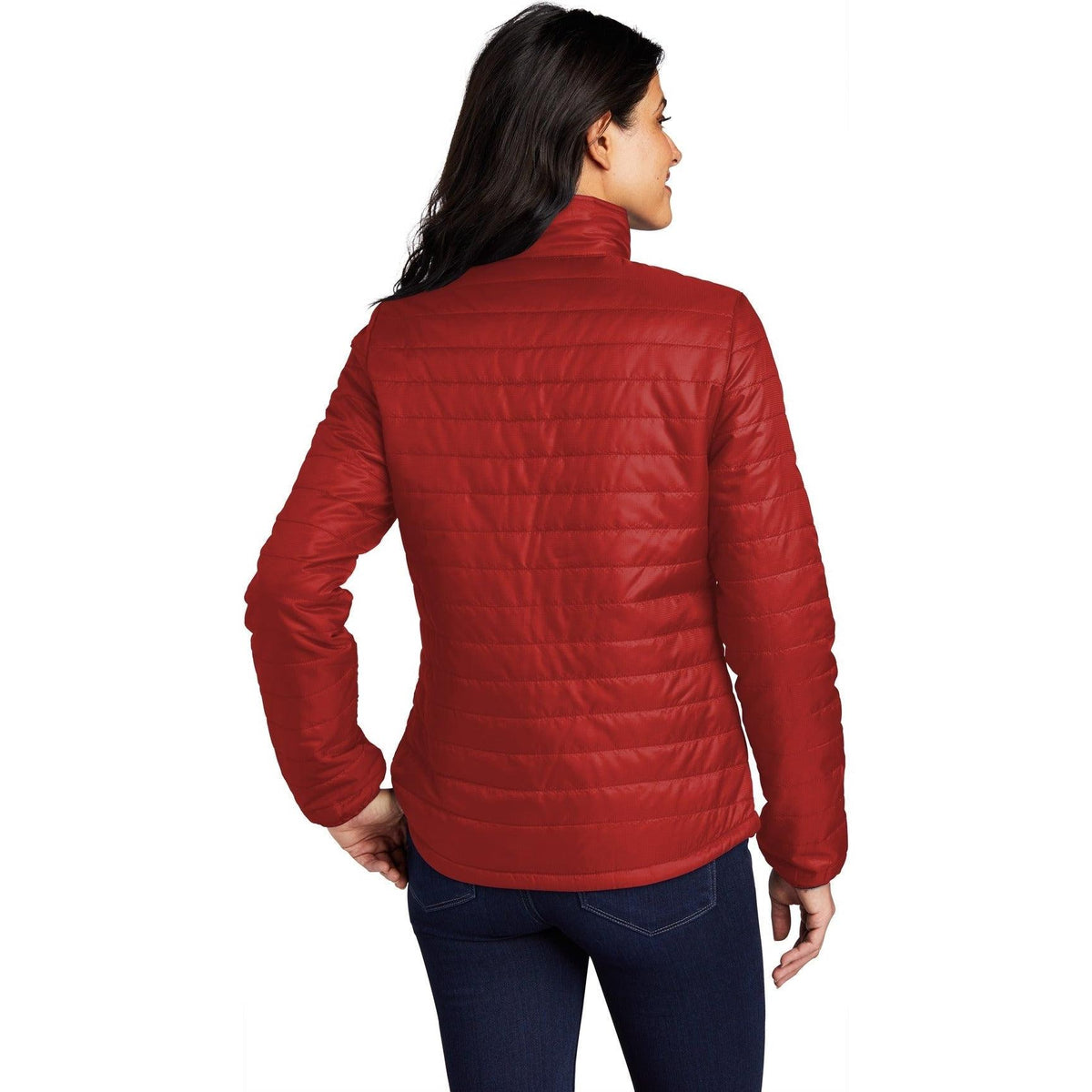 no-logo Port Authority Women's Packable Puffy Jacket-Regular-Port Authority-Thread Logic