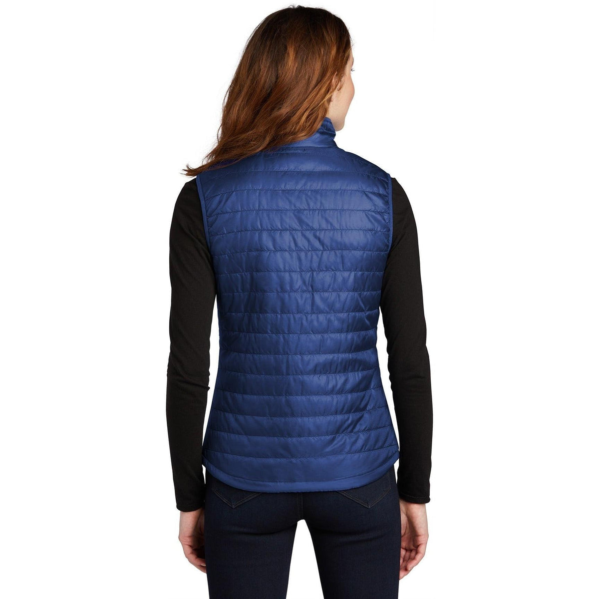 no-logo Port Authority Women's Packable Puffy Vest-Regular-Port Authority-Thread Logic