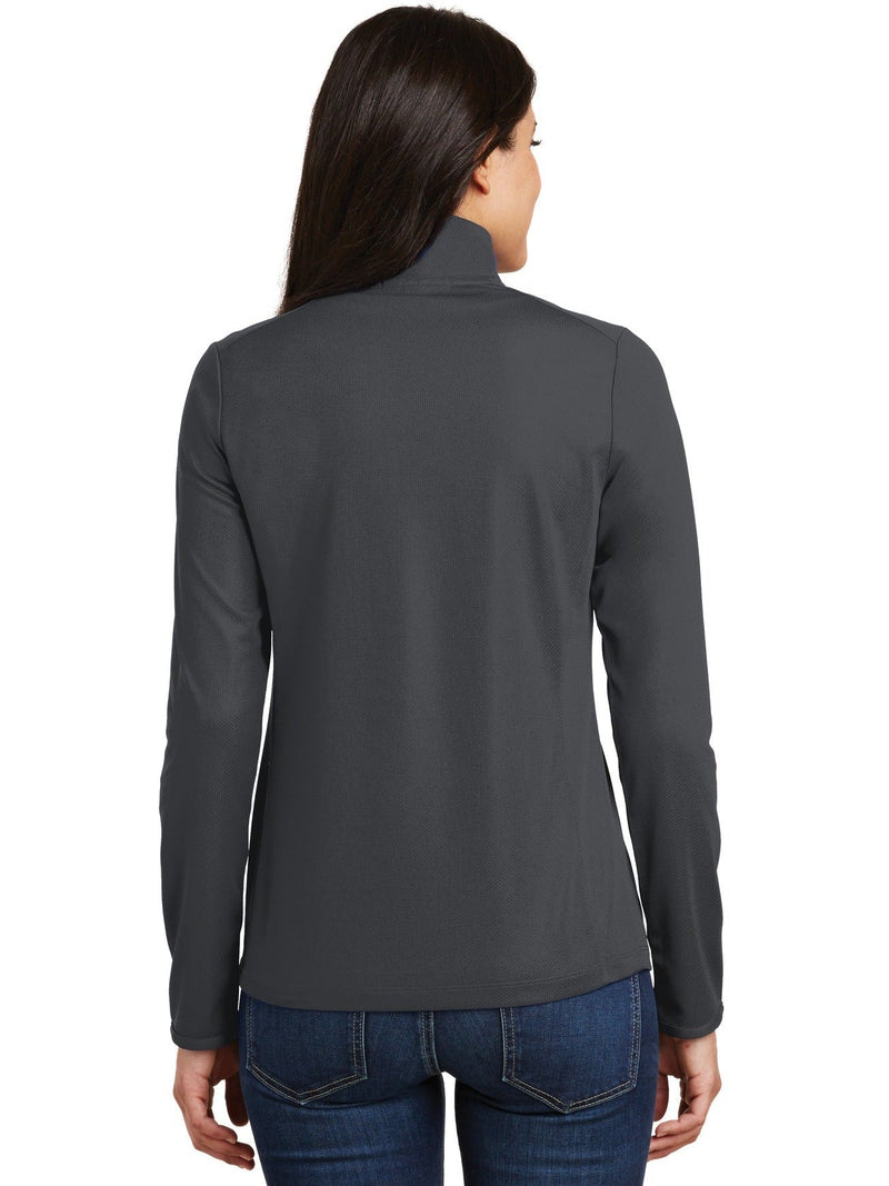 no-logo Port Authority Ladies Pinpoint Mesh 1/2-Zip-Regular-Port Authority-Thread Logic