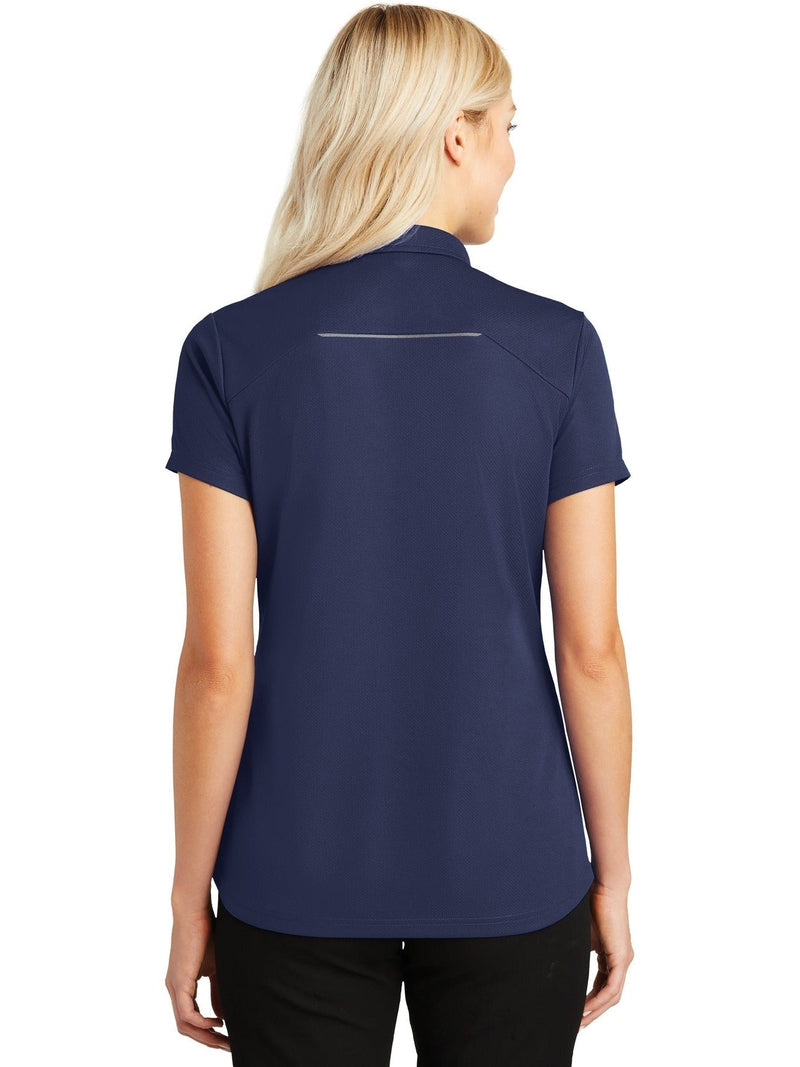 no-logo Port Authority Ladies Pinpoint Mesh Zip Polo-Regular-Port Authority-Thread Logic