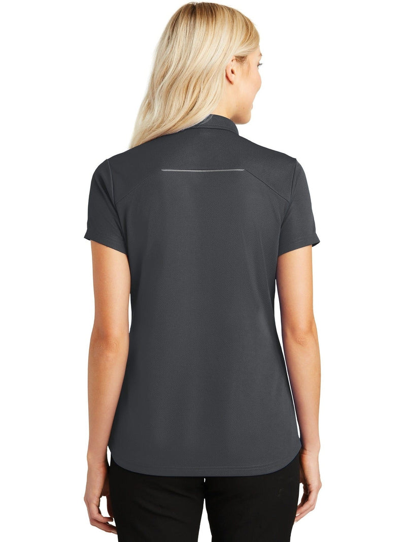 no-logo Port Authority Ladies Pinpoint Mesh Zip Polo-Regular-Port Authority-Thread Logic