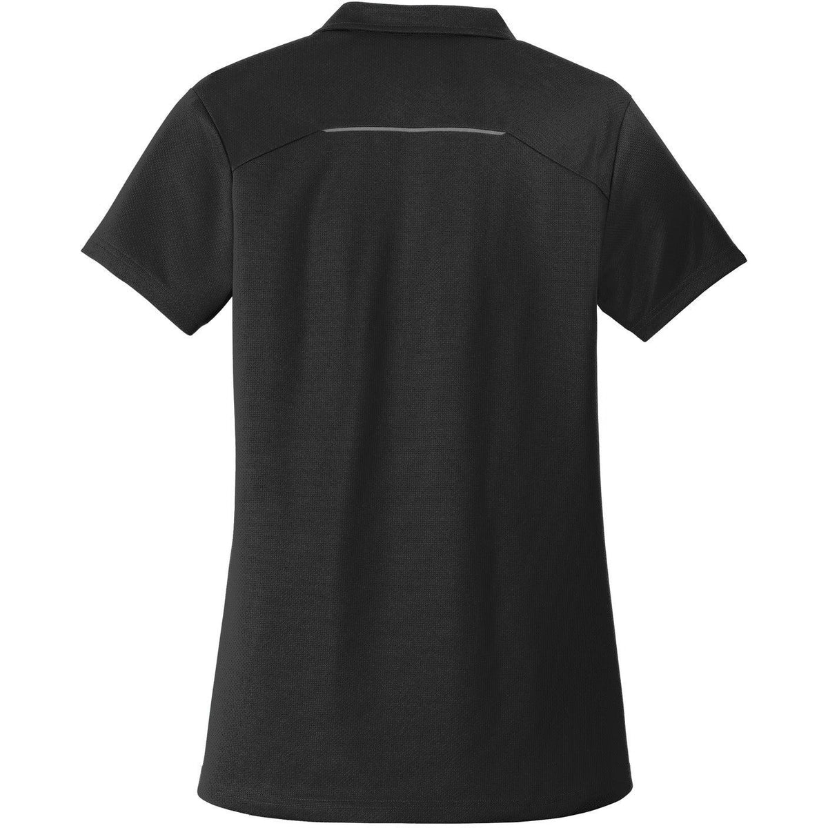 no-logo Port Authority Women's Pinpoint Mesh Zip Polo-Regular-Port Authority-Thread Logic