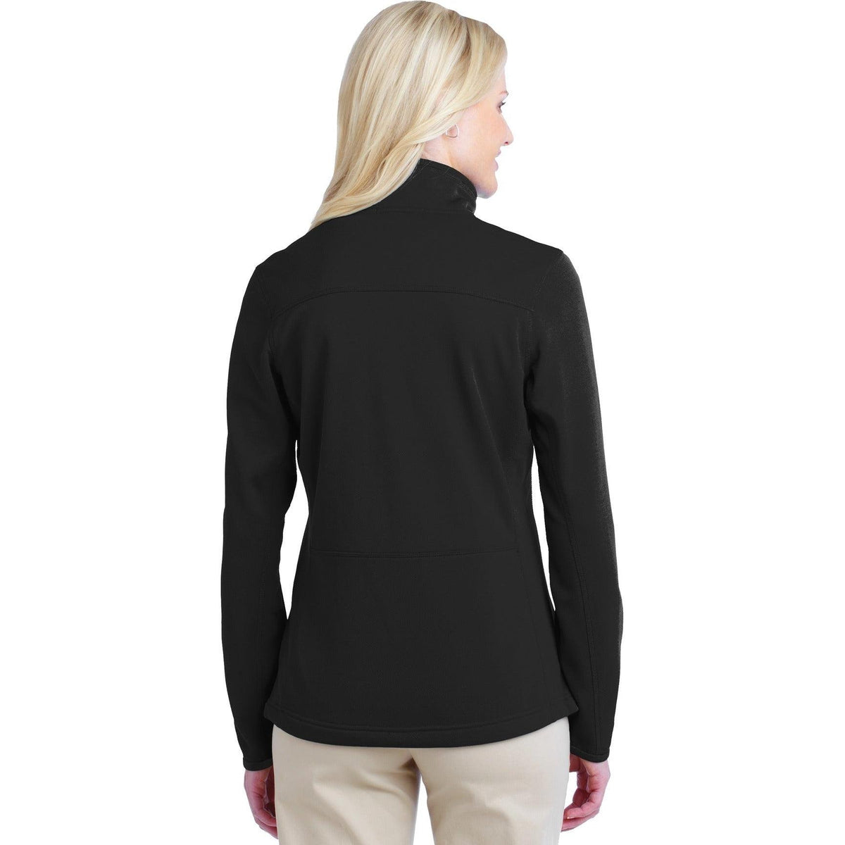 no-logo Port Authority Women's Pique Fleece Jacket-Regular-Port Authority-Thread Logic