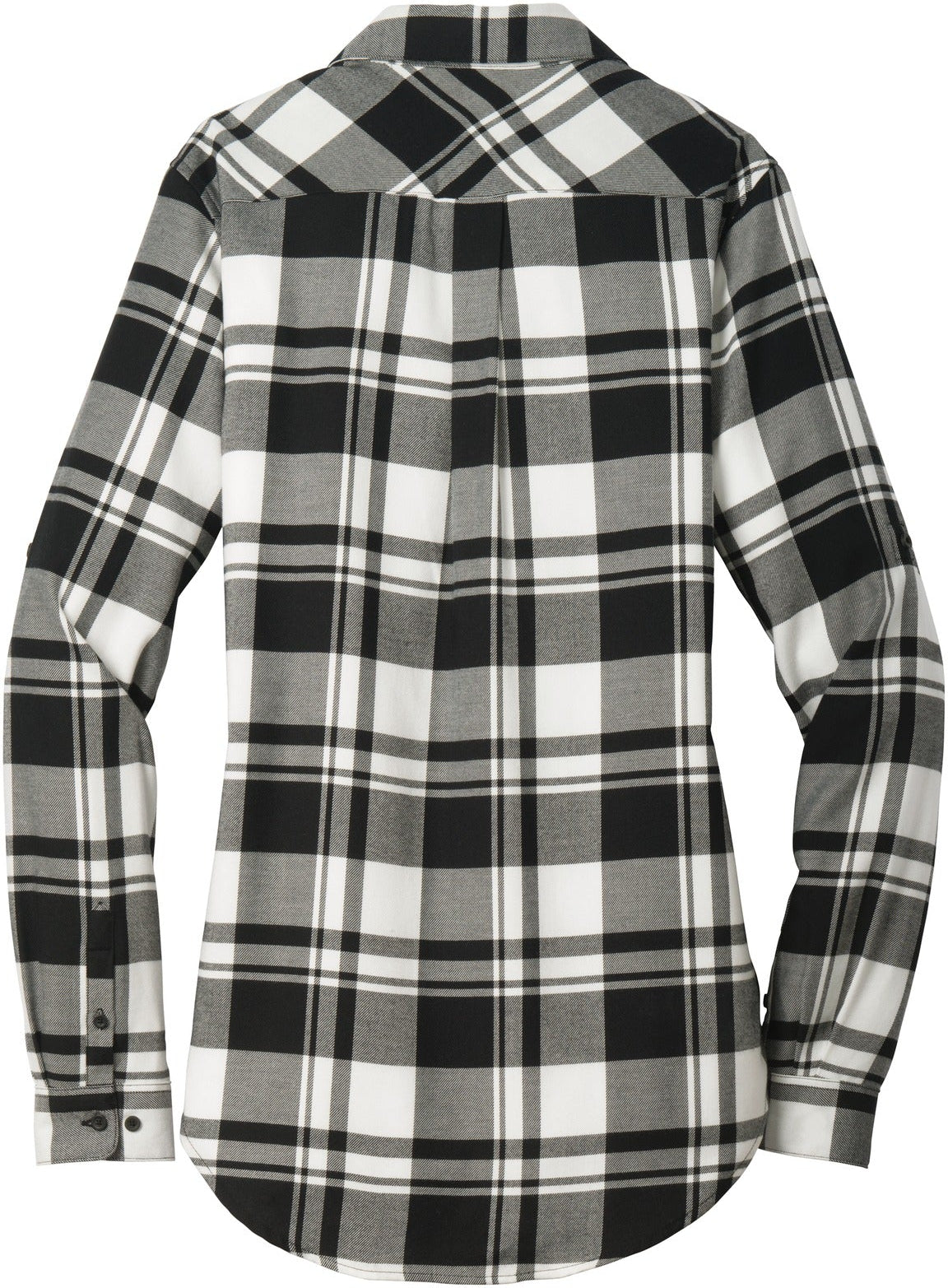 no-logo Port Authority Ladies Plaid Flannel Tunic-Regular-Port Authority-Thread Logic