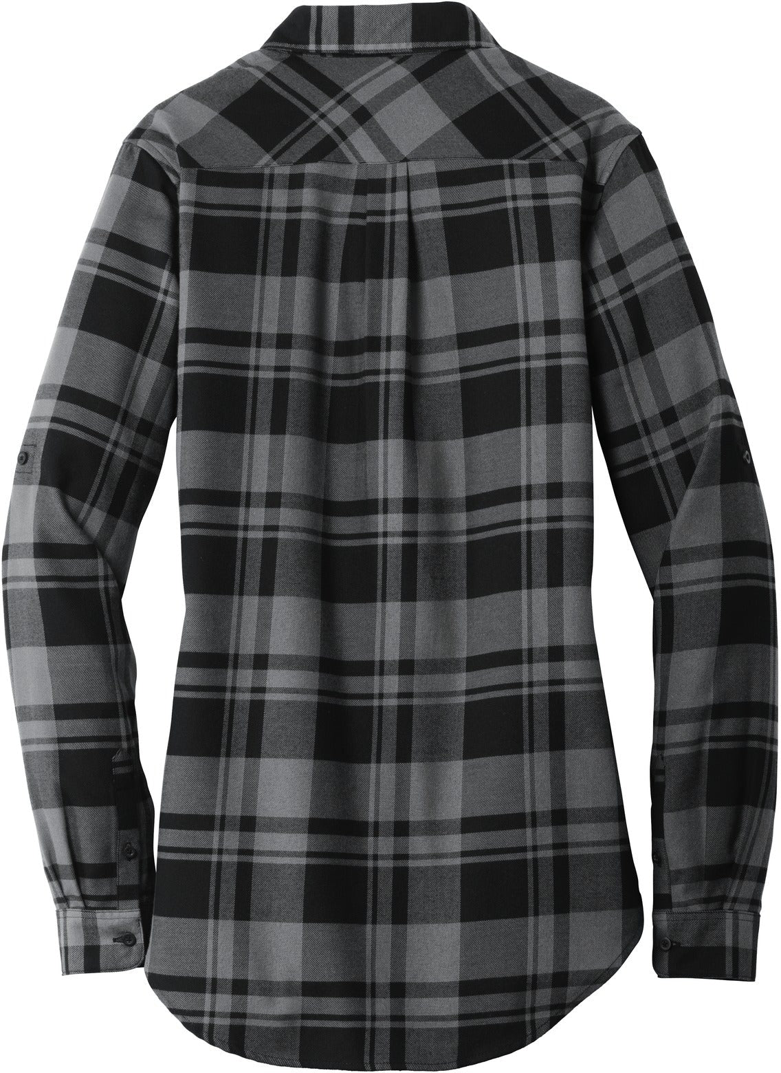 no-logo Port Authority Ladies Plaid Flannel Tunic-Regular-Port Authority-Thread Logic