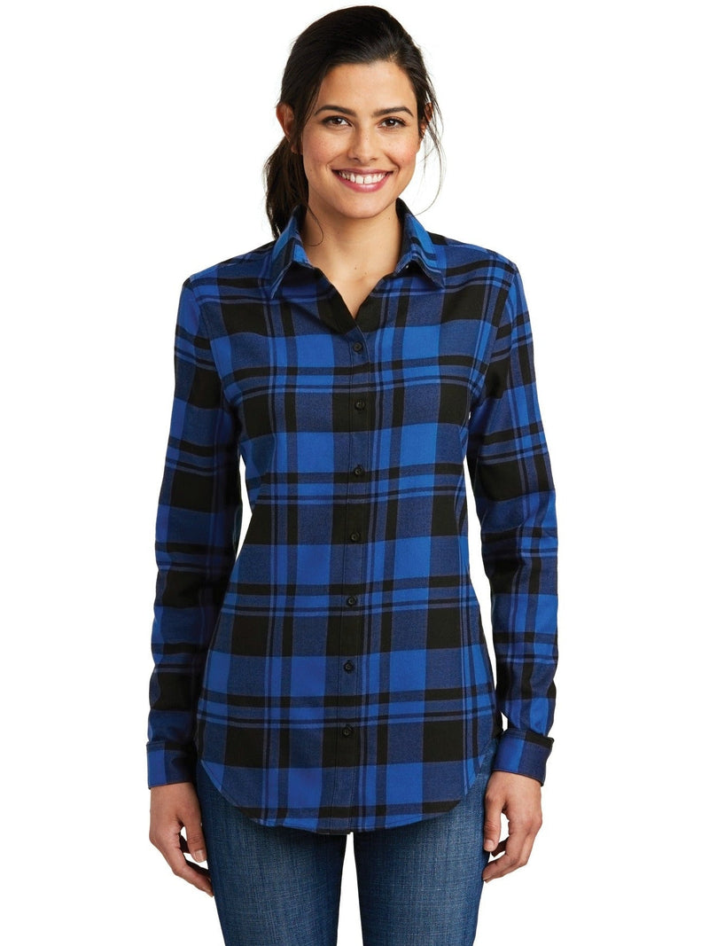 no-logo Port Authority Ladies Plaid Flannel Tunic-Regular-Port Authority-Thread Logic