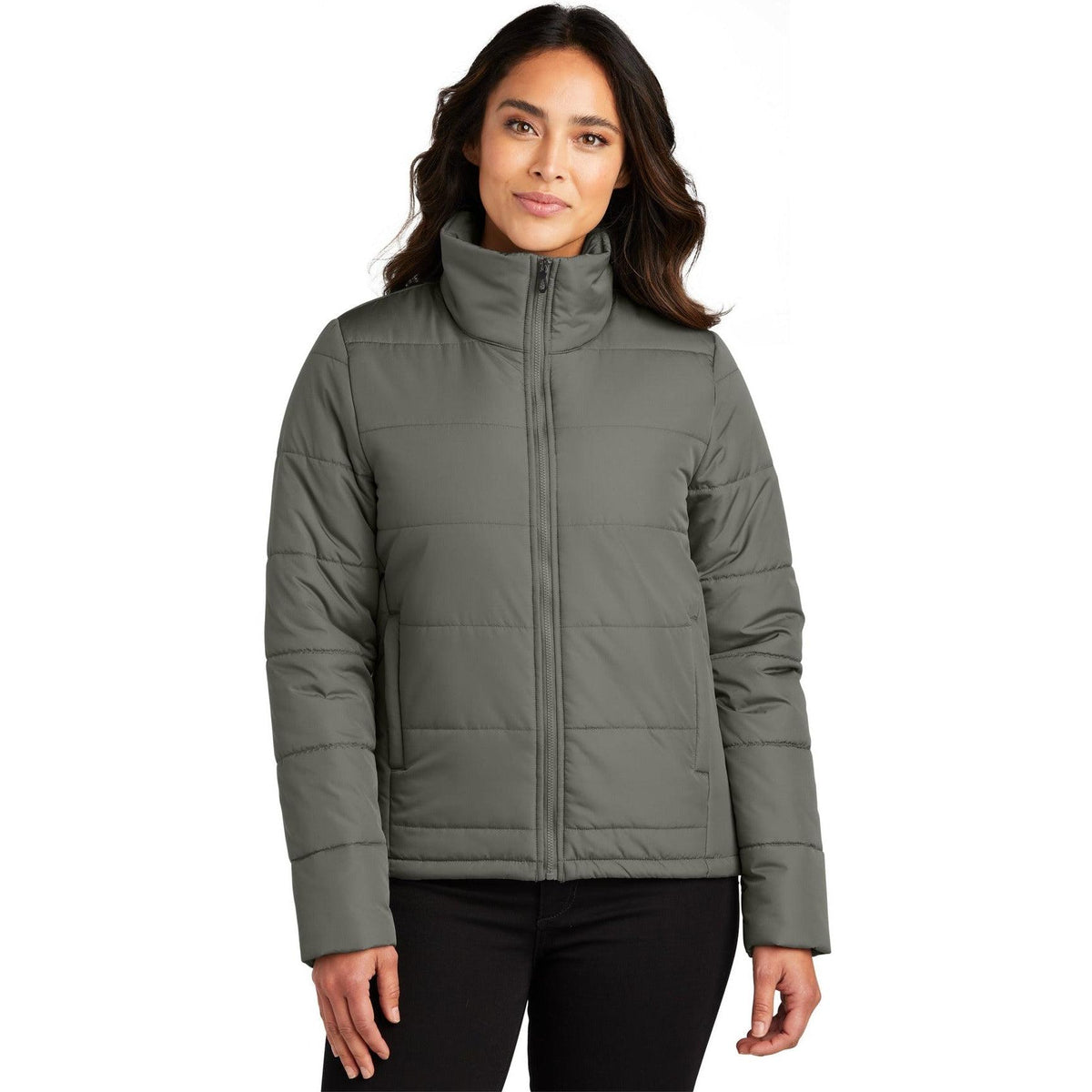 no-logo Port Authority Ladies Puffer Jacket-Regular-Port Authority-Thread Logic