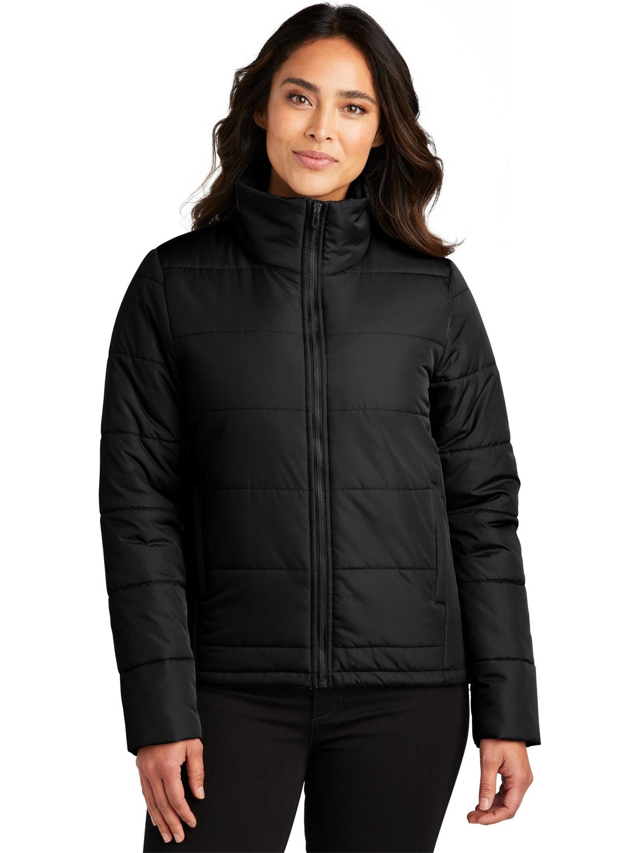 no-logo Port Authority Ladies Puffer Jacket-Regular-Port Authority-Thread Logic