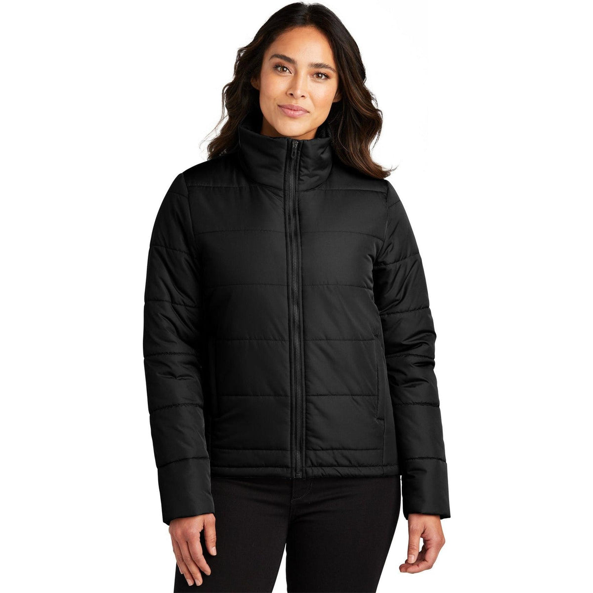 no-logo Port Authority Ladies Puffer Jacket-Regular-Port Authority-Thread Logic