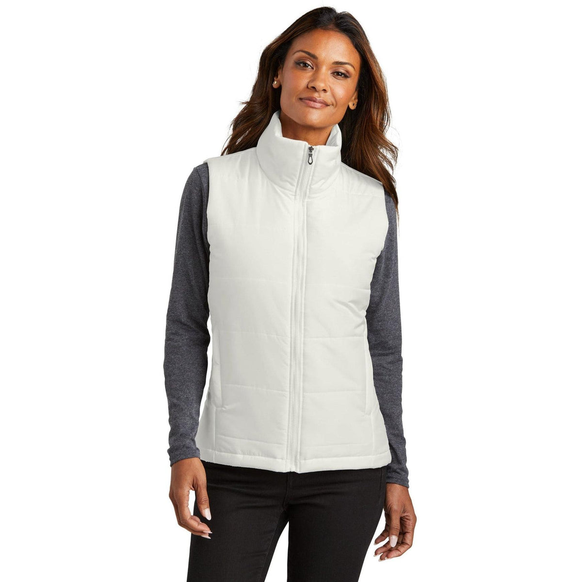 no-logo Port Authority Ladies Puffer Vest-Regular-Port Authority-Thread Logic