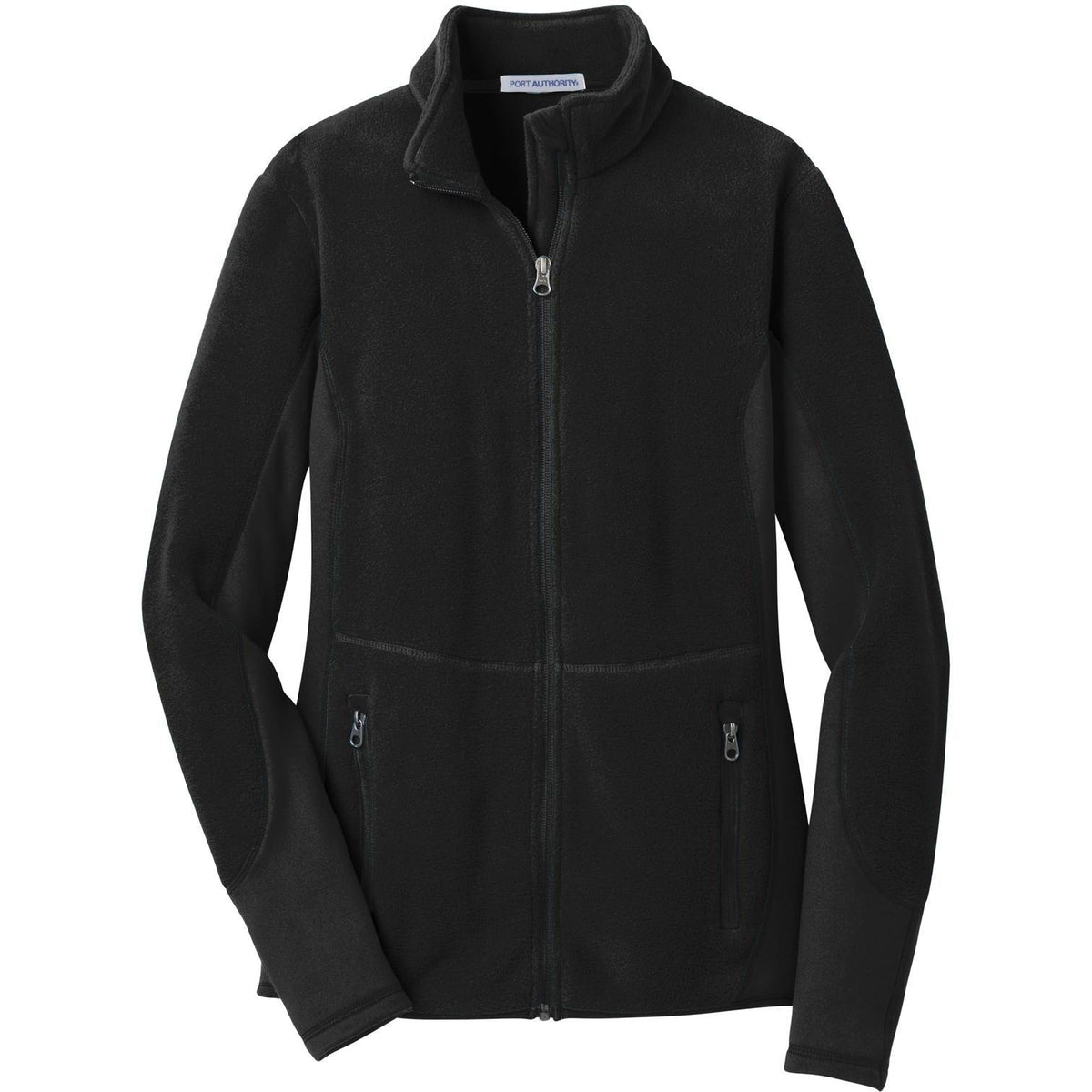 no-logo Port Authority Women's R-Tek Pro Fleece Jacket-Active-Port Authority-Black/Black-XS-Thread Logic