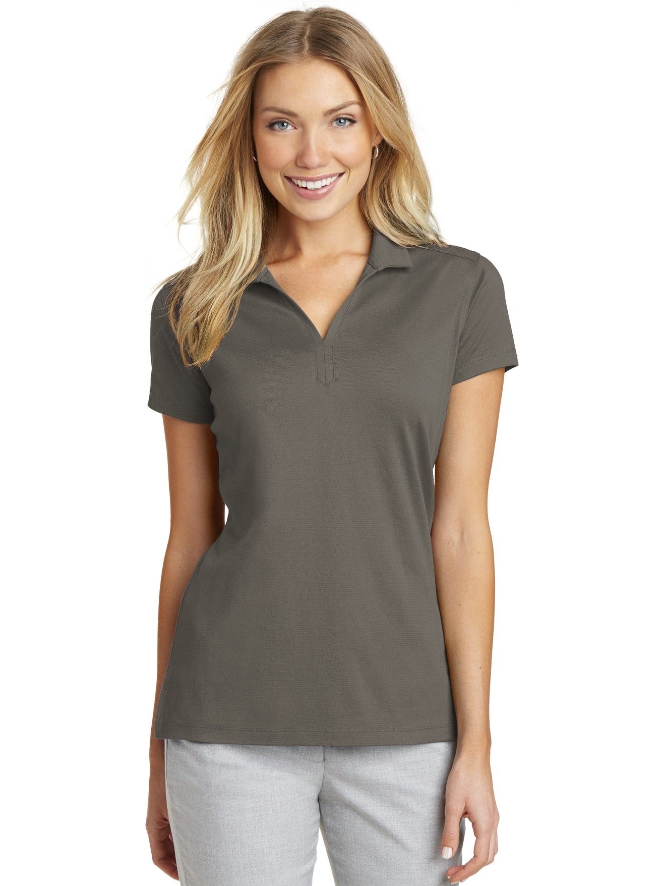 no-logo Port Authority Ladies Rapid Dry Mesh Polo-Regular-Port Authority-Thread Logic