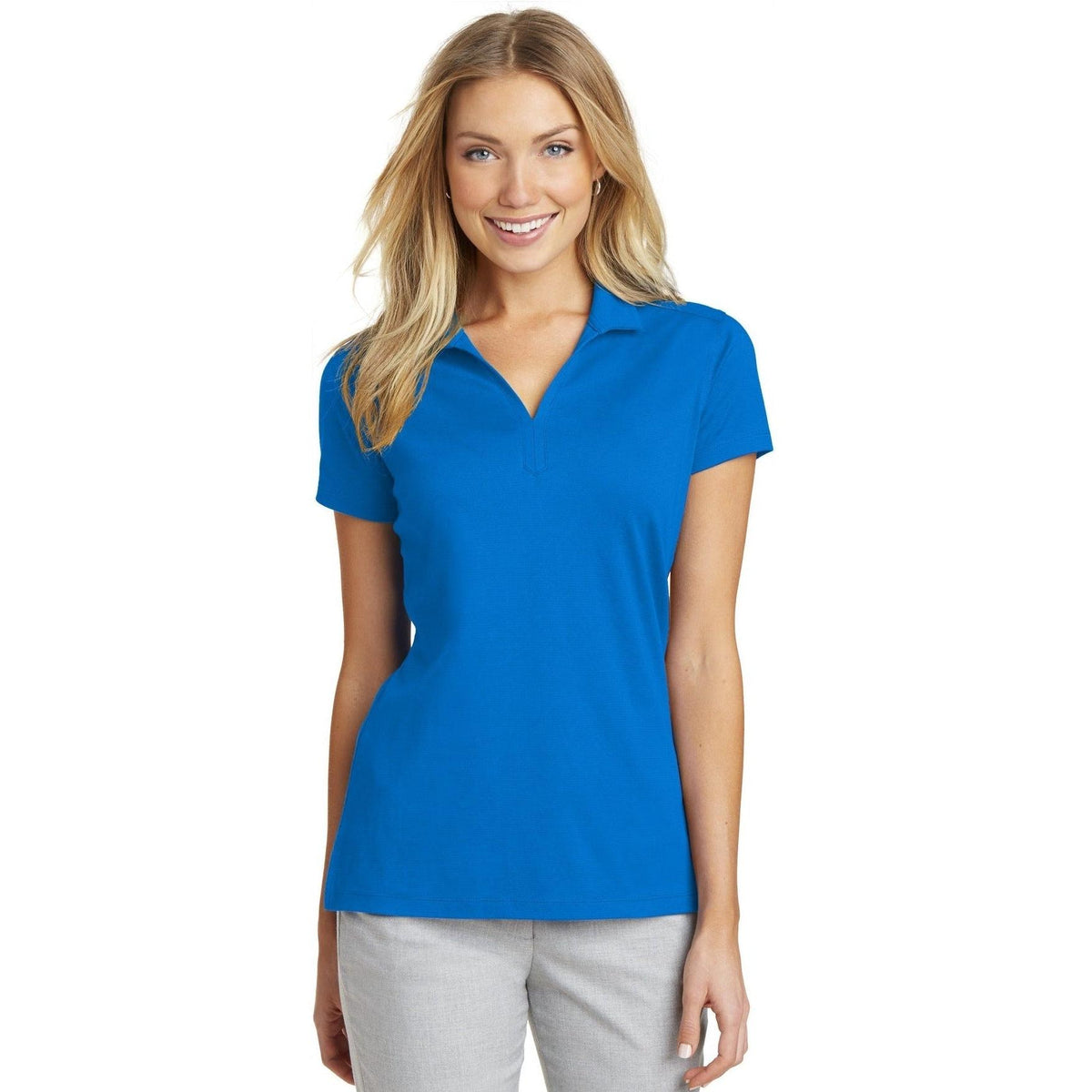 no-logo Port Authority Women's Rapid Dry Mesh Polo-Regular-Port Authority-Thread Logic