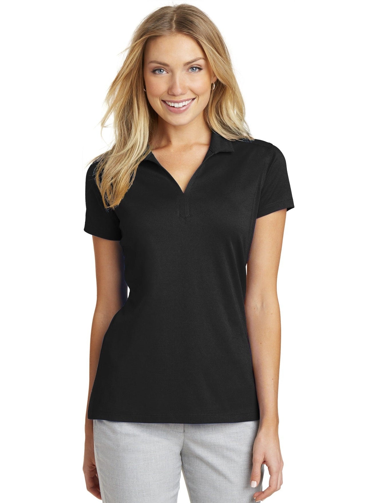 no-logo Port Authority Ladies Rapid Dry Mesh Polo-Regular-Port Authority-Thread Logic