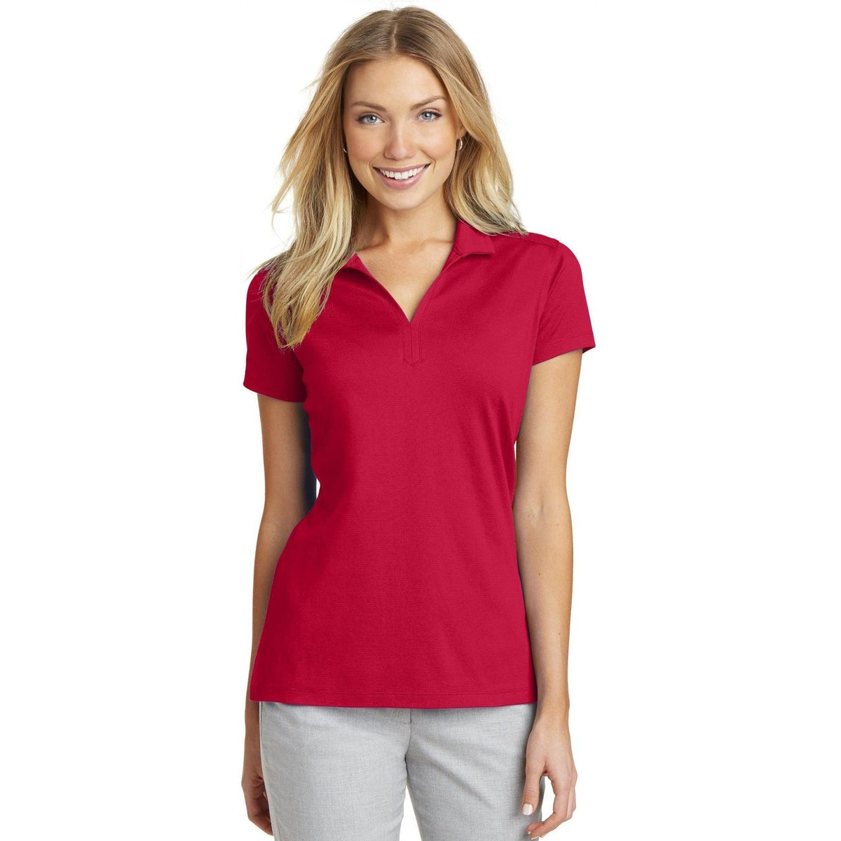 no-logo Port Authority Women's Rapid Dry Mesh Polo-Regular-Port Authority-Thread Logic