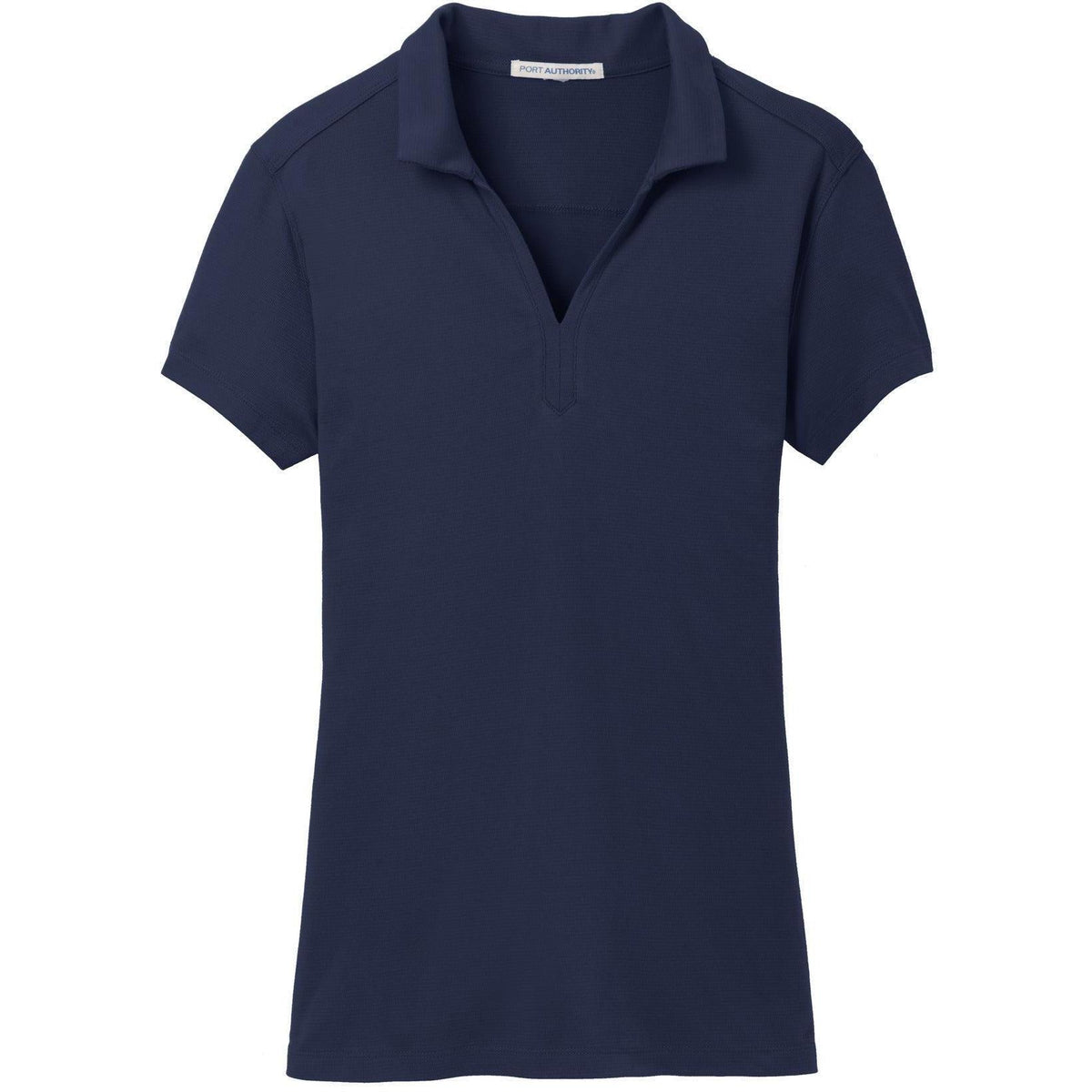 no-logo Port Authority Women's Rapid Dry Mesh Polo-Regular-Port Authority-True Navy-S-Thread Logic