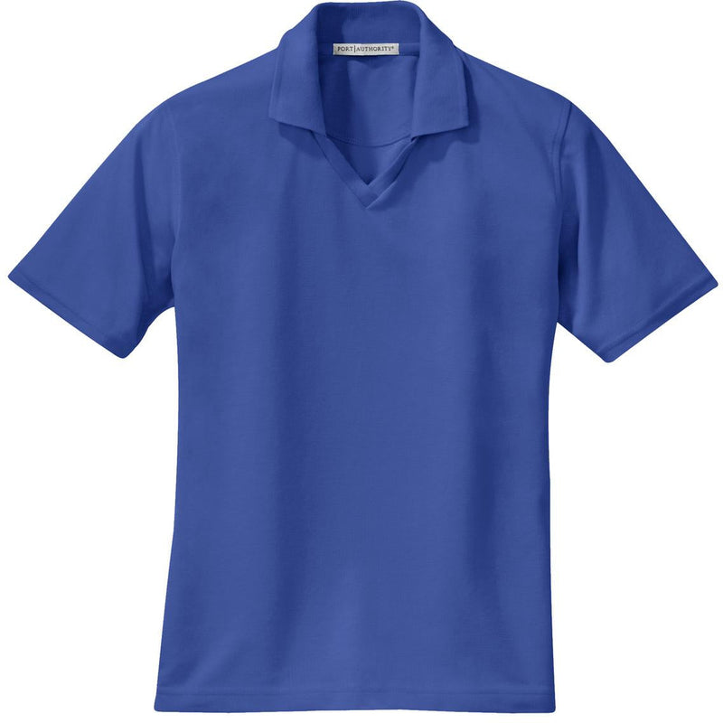 no-logo Port Authority Ladies Rapid Dry Polo Shirt-Regular-Port Authority-Royal-XS-Thread Logic