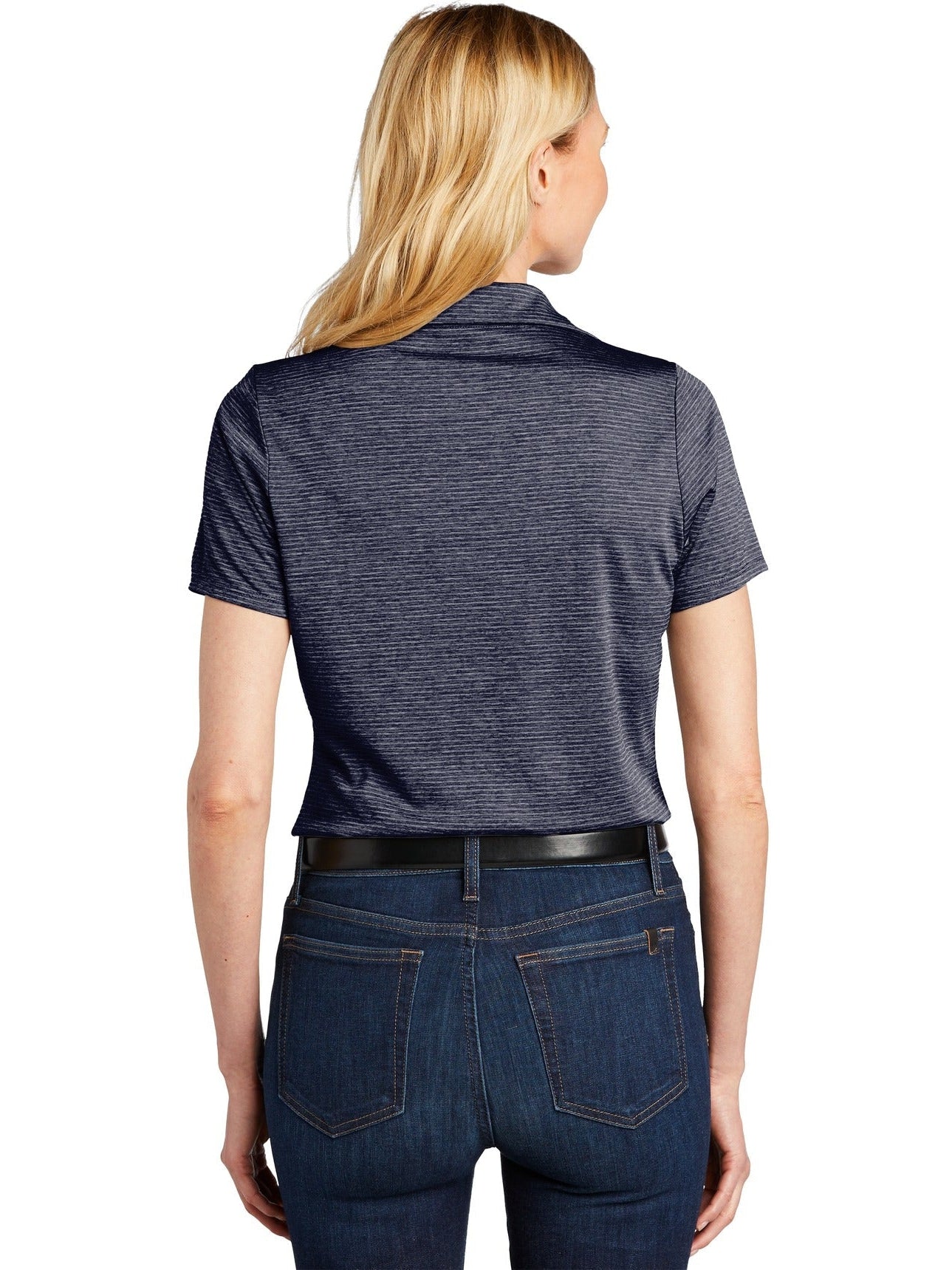 no-logo Port Authority Ladies Shadow Stripe Polo-Regular-Port Authority-Thread Logic