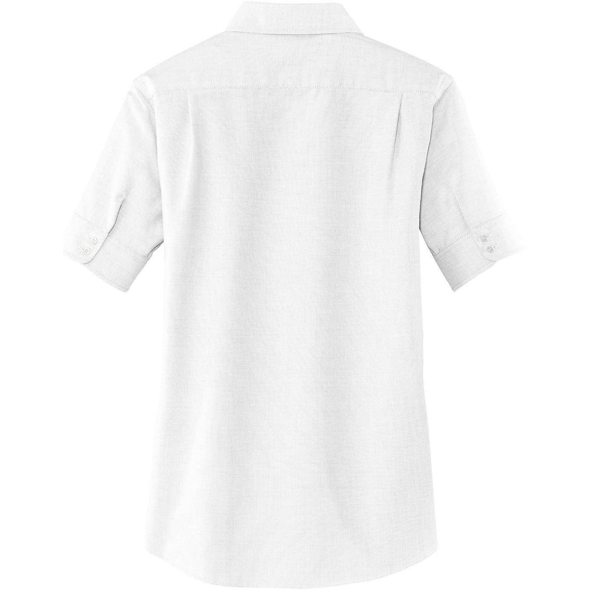 no-logo Port Authority Women's Short Sleeve SuperPro Oxford Shirt-Dress Shirts-Port Authority-Thread Logic