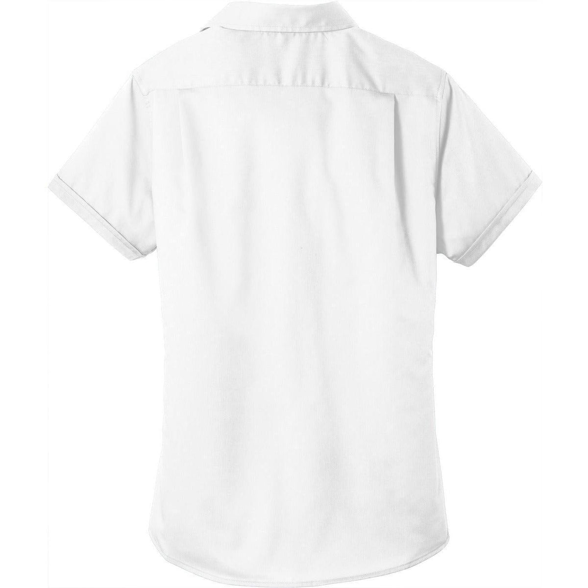 no-logo Port Authority Ladies Short Sleeve SuperPro Twill Shirt-Regular-Port Authority-Thread Logic