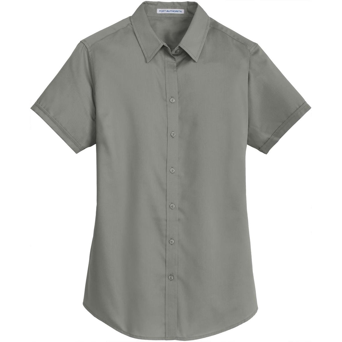 no-logo Port Authority Ladies Short Sleeve SuperPro Twill Shirt