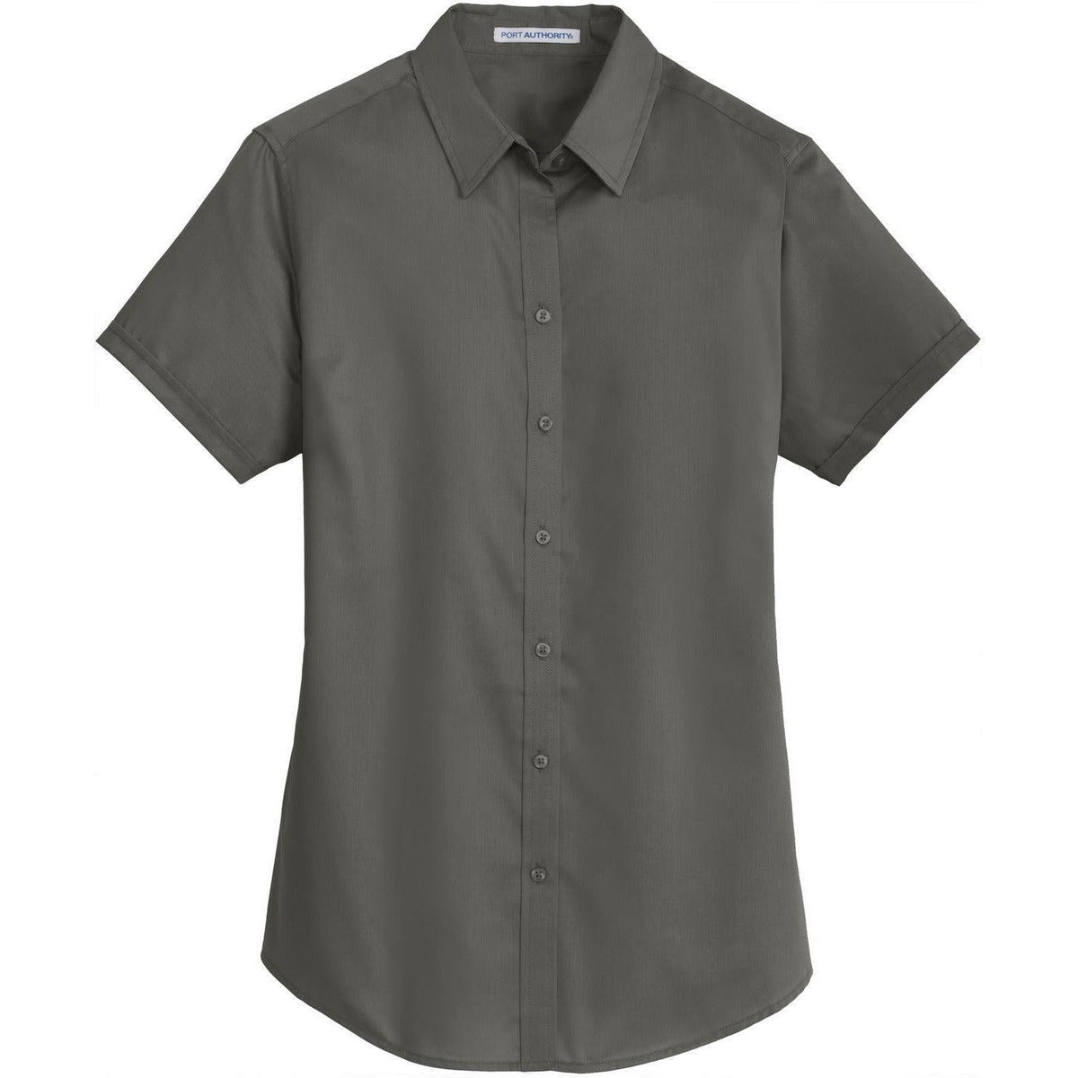 no-logo Port Authority Ladies Short Sleeve SuperPro Twill Shirt