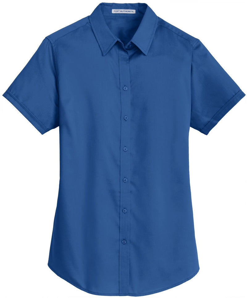 Port Authority Ladies Short Sleeve SuperPro Twill Shirt